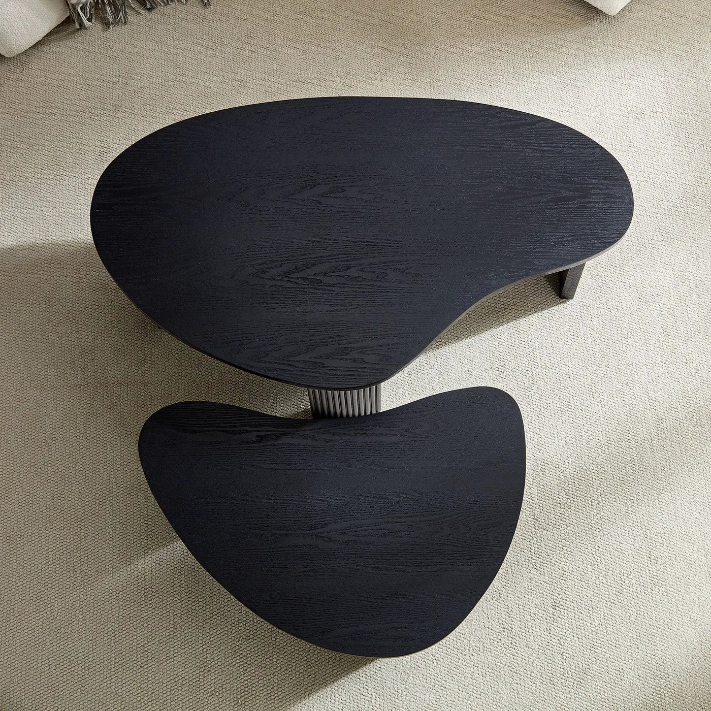 2-Piece Modern Irregular Shape Coffee Table Set by HouseOfZazla