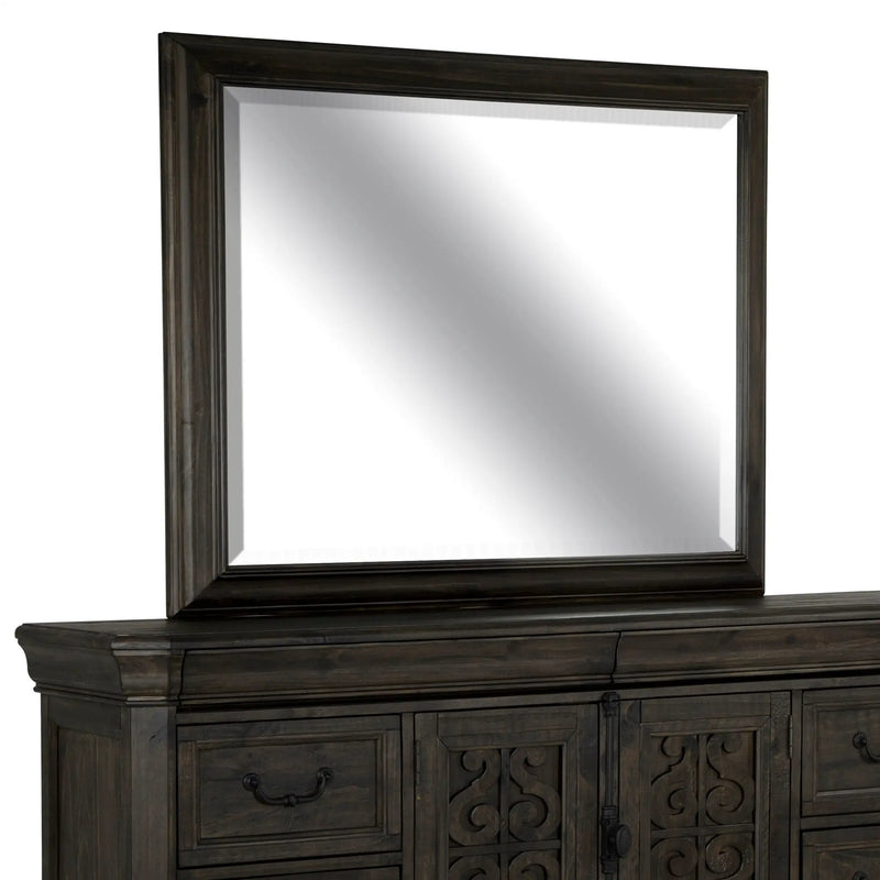 Bellamy - Landscape Mirror - Peppercorn by Unique Piece Furniture