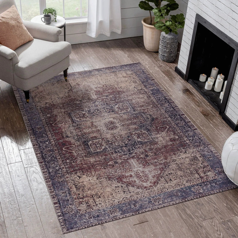 Maval - Unique Washable Area Rug by HouseOfZazla