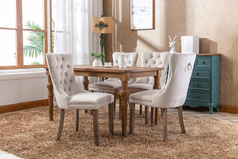 Nikki - High-End Tufted Dining Chair (Set of 2) by HouseOfZazla