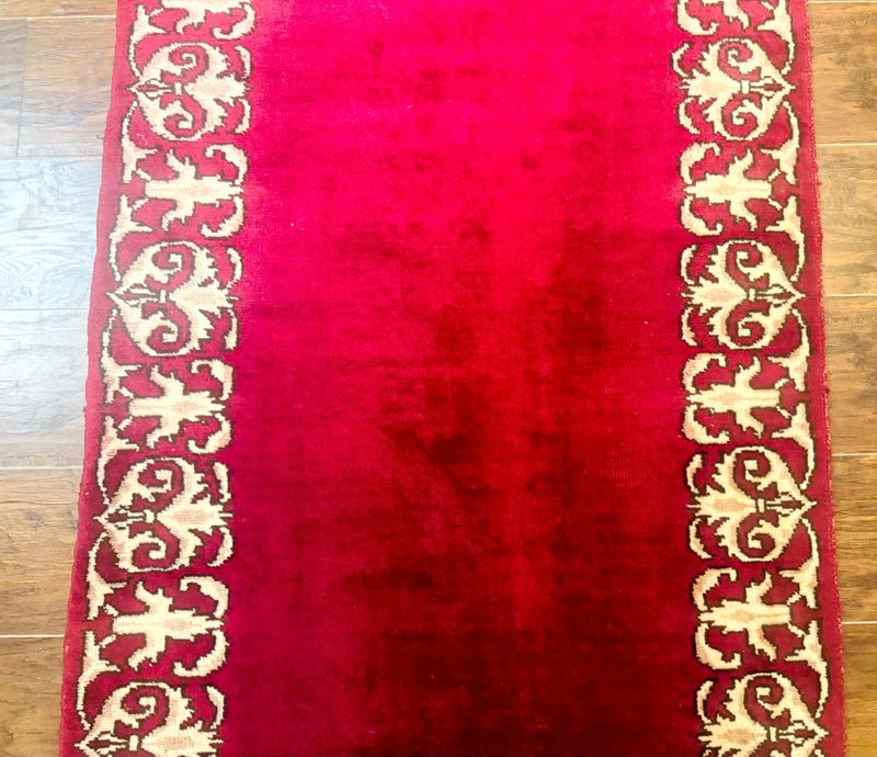 Red Persian Kerman Runner Rug 3x16 by Jewel Rugs
