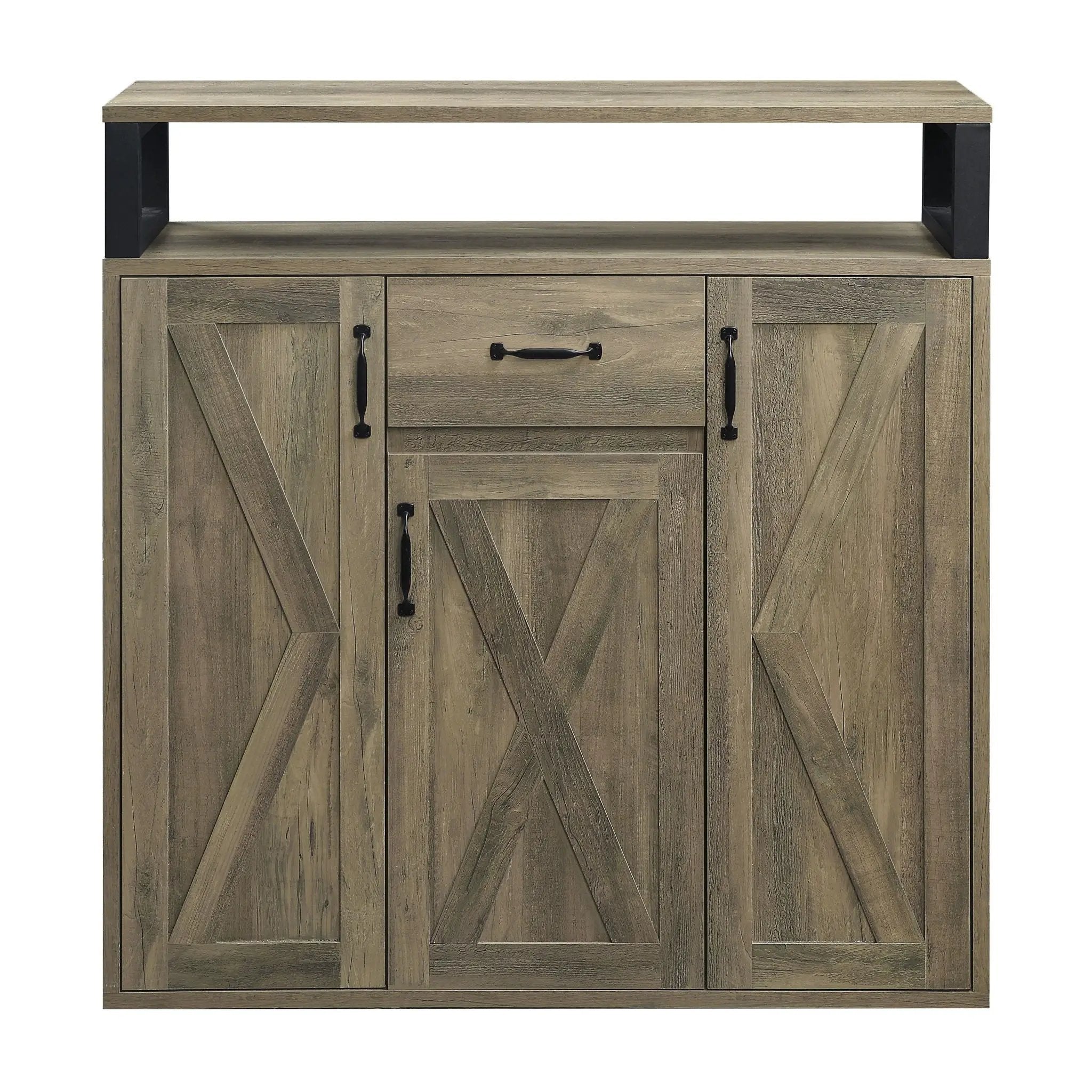Abiram - Rustic Server - Oak by Unique Piece Furniture