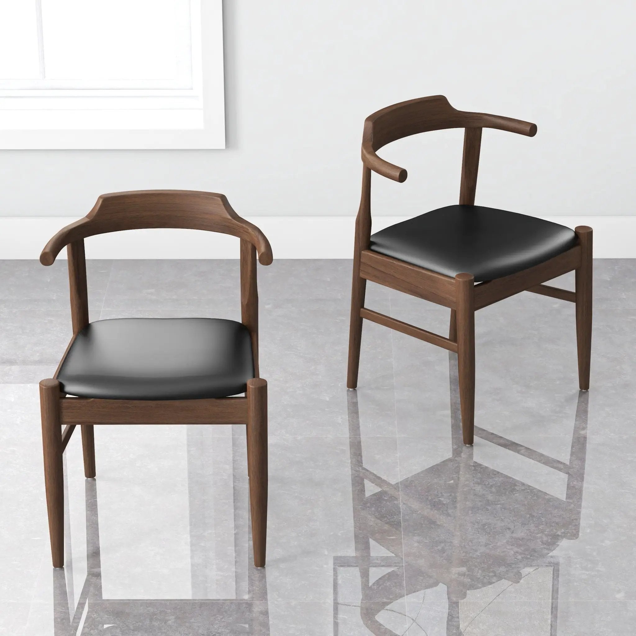 Leon - Mid-Century Modern Dining Chair (Set of 2) by Unique Piece Furniture