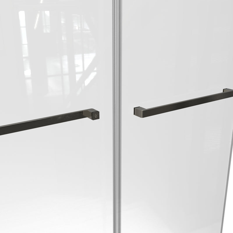 60"W x 75"H Double-Sliding Shower Door by HouseOfZazla