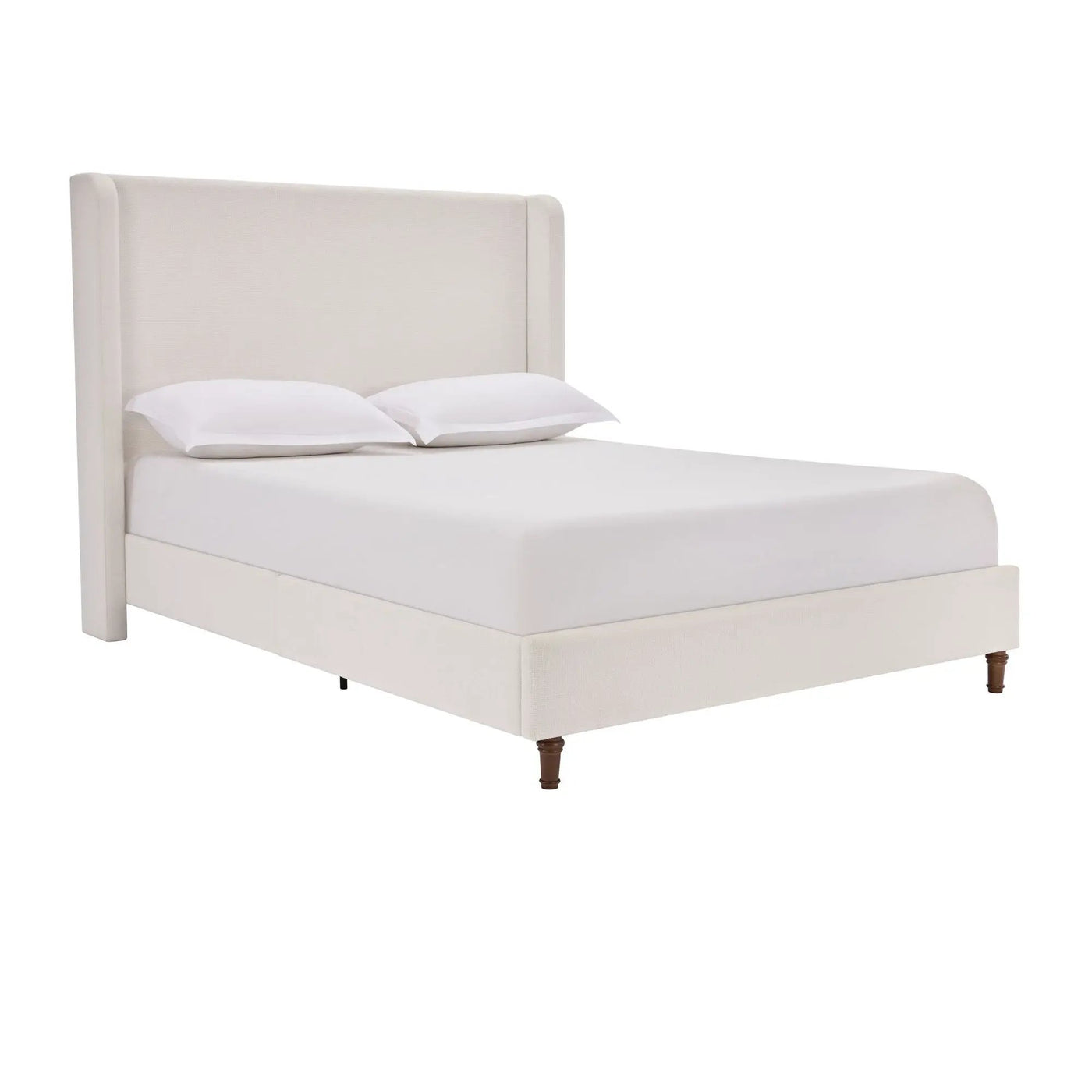 Harper - Tall Headboard Upholstered Bed / High Headboard / Elegant Simplicity / No Box Spring Needed by HouseOfZazla