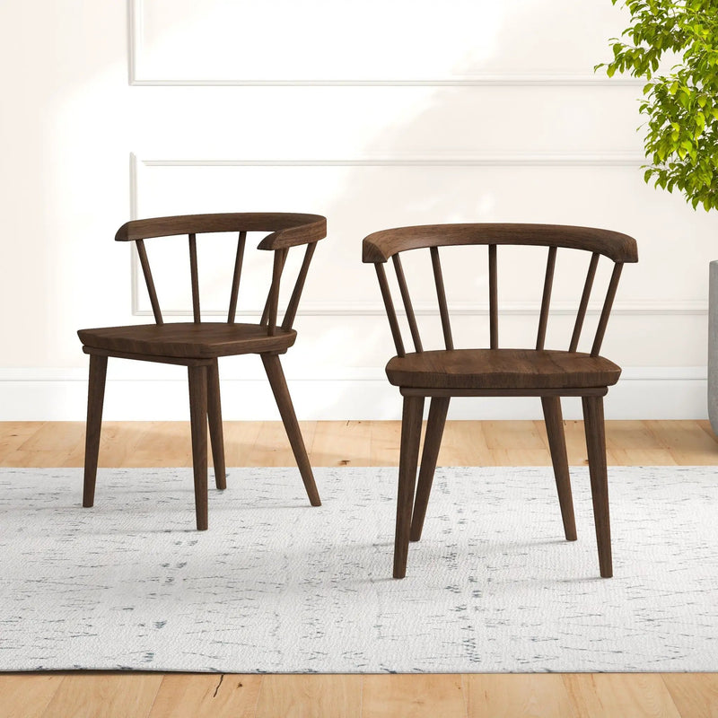 Kingsley - Dining Chair (Set of 2) - Brown by HouseOfZazla