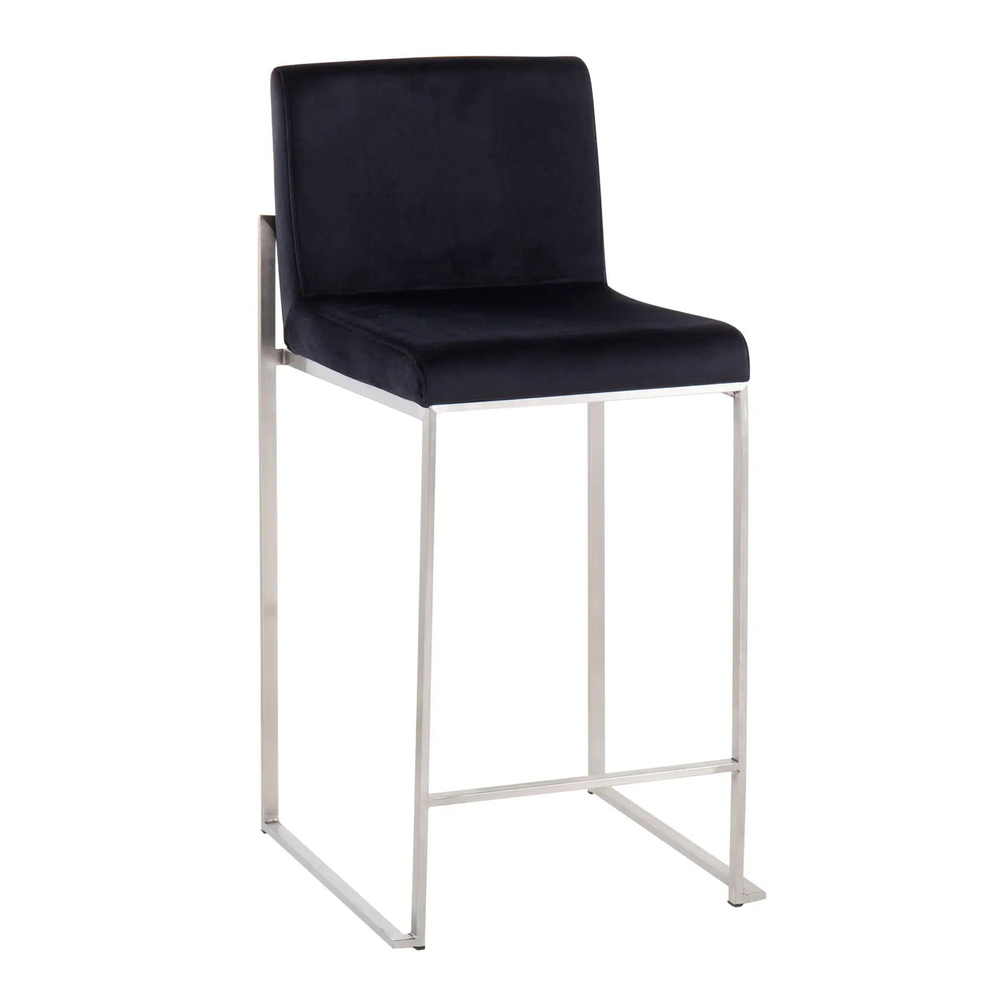 Fuji - Contemporary High Back Counter Stool, Functional Design by HouseOfZazla