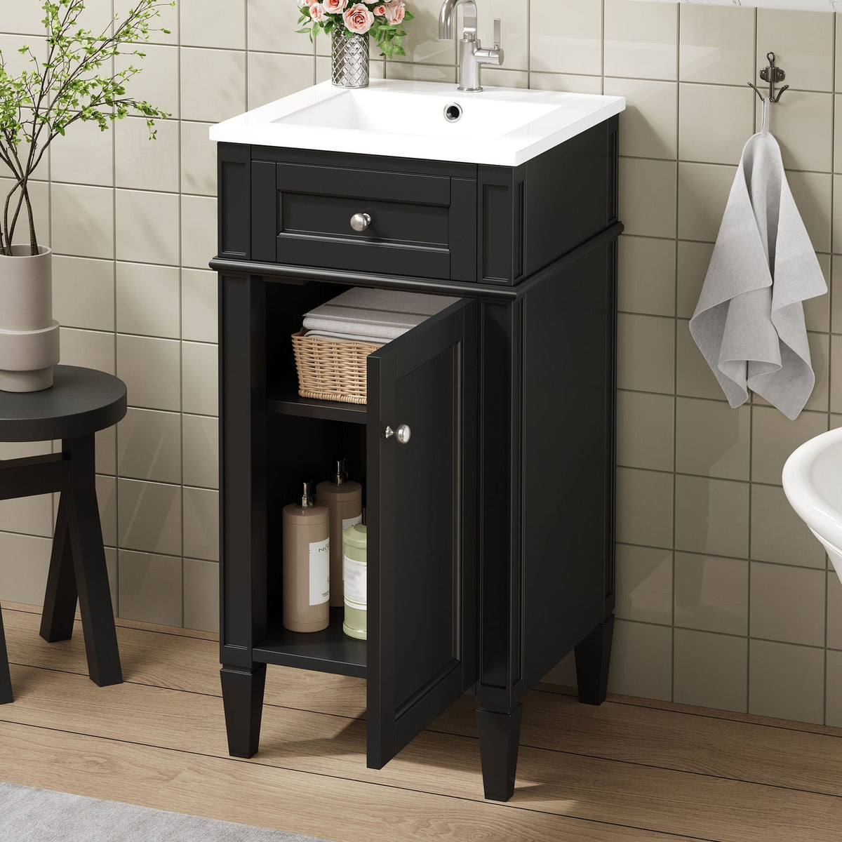 French Style Bathroom Vanity With Sink, photo 6 of 21