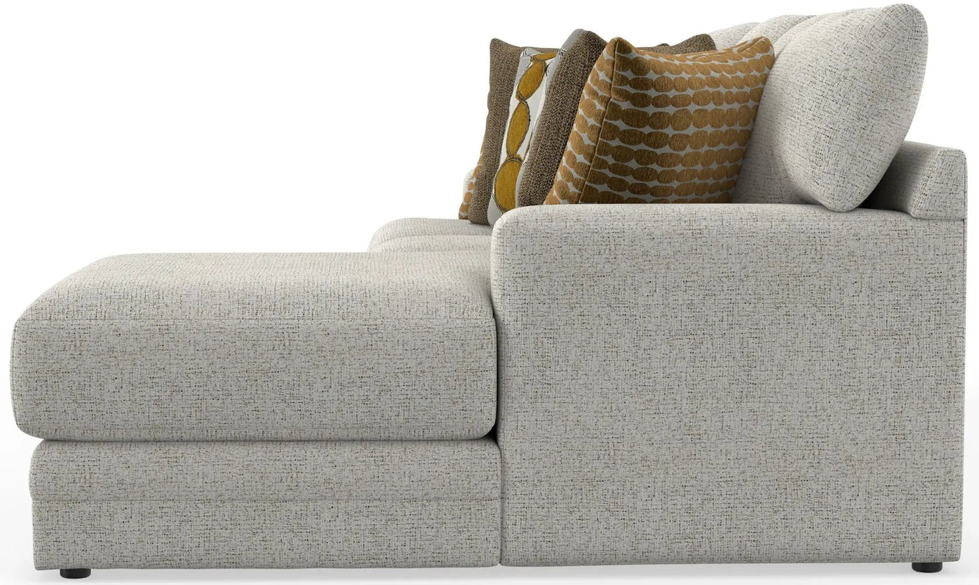 Tori - Sectional With Comfort Coil Seating And Accent Pillows Included by Unique Piece Furniture