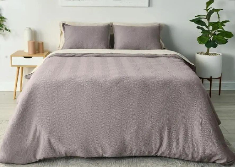 BedGear Performance Duvet Set, King - Taupe/Arrowhead by HouseOfZazla