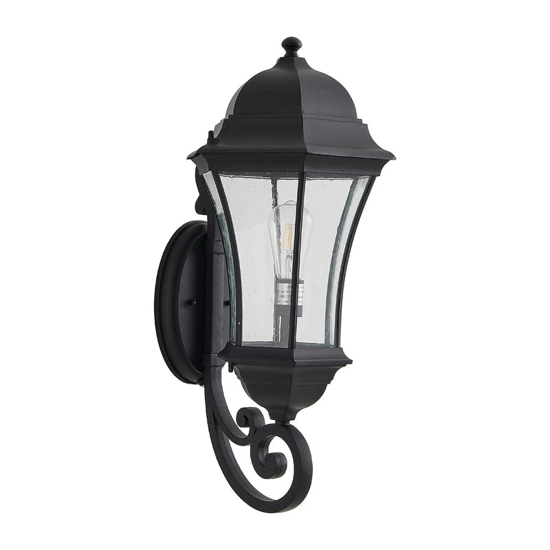 27" Outdoor Wall Lantern with Dusk to Dawn Sensor by HouseOfZazla