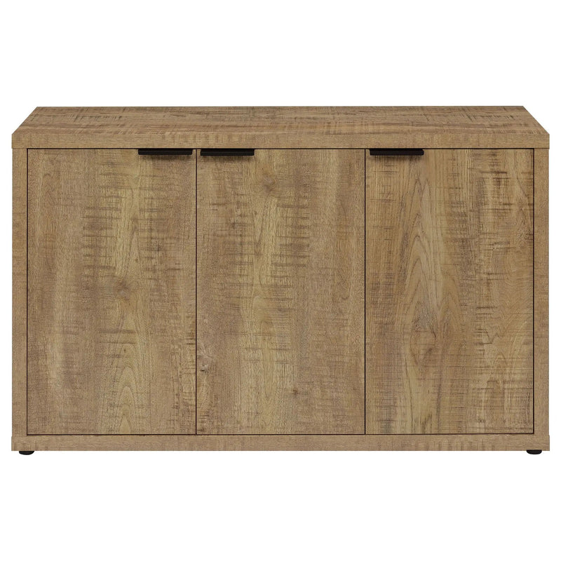 Pepita 3-door Engineered Wood Accent Cabinet Mango Brown by Unique Piece Furniture