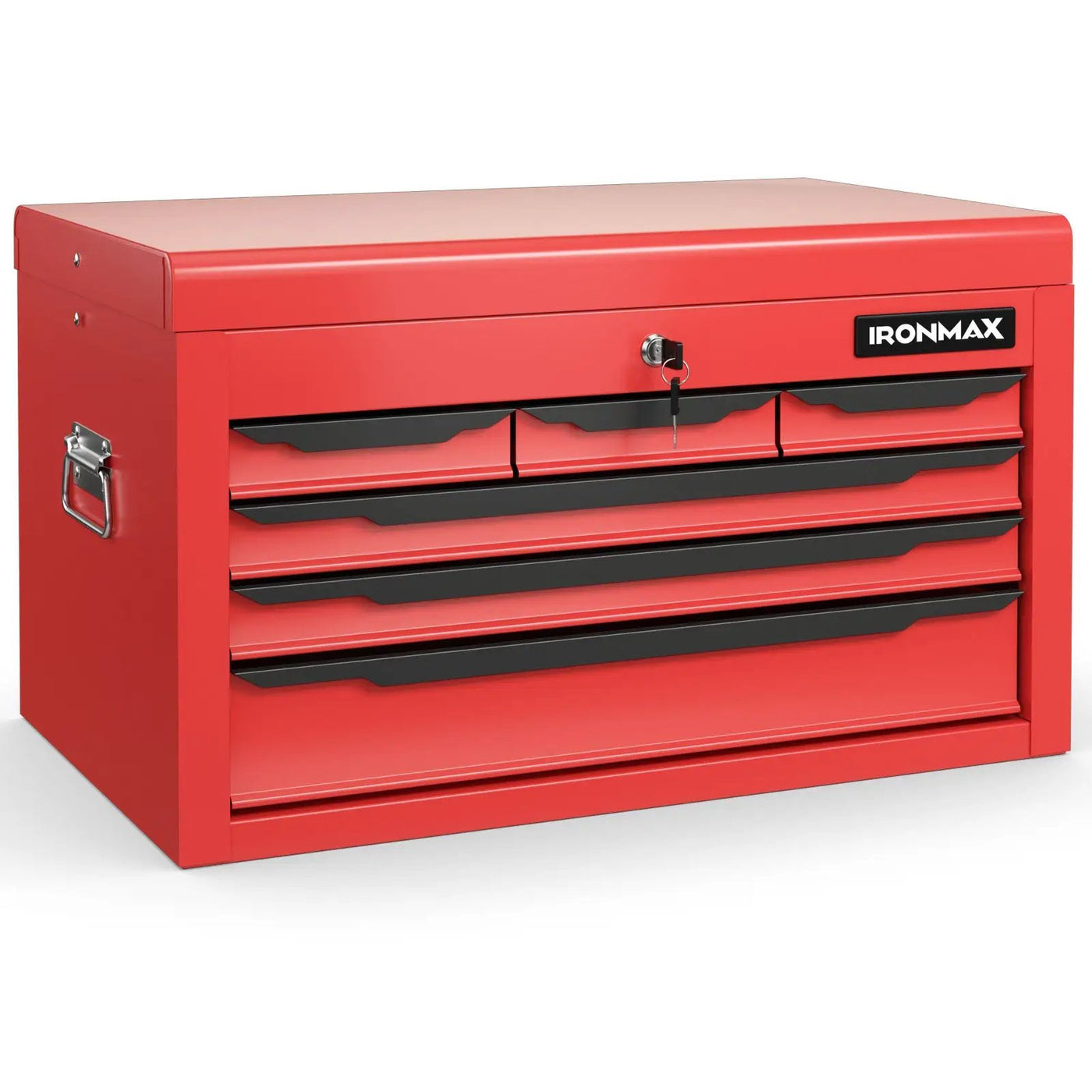 24 Inch Tool Chest Case with 6 Drawers and Top Storage for Garage Repair Shop & Warehouse by DirectDeals
