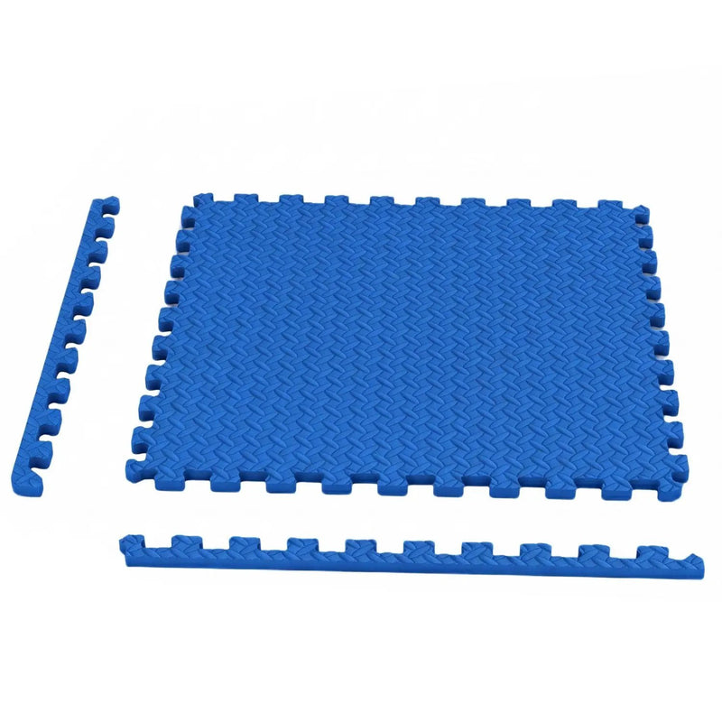 Puzzle Exercise Floor Mats 1/2 Inch Thick - 24 Tiles by DirectDeals