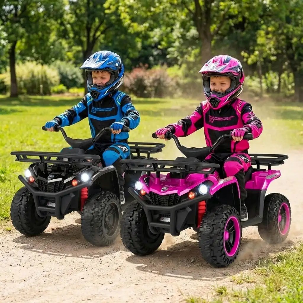 24V Electric Ride On Quad with LED Headlights by DirectDeals