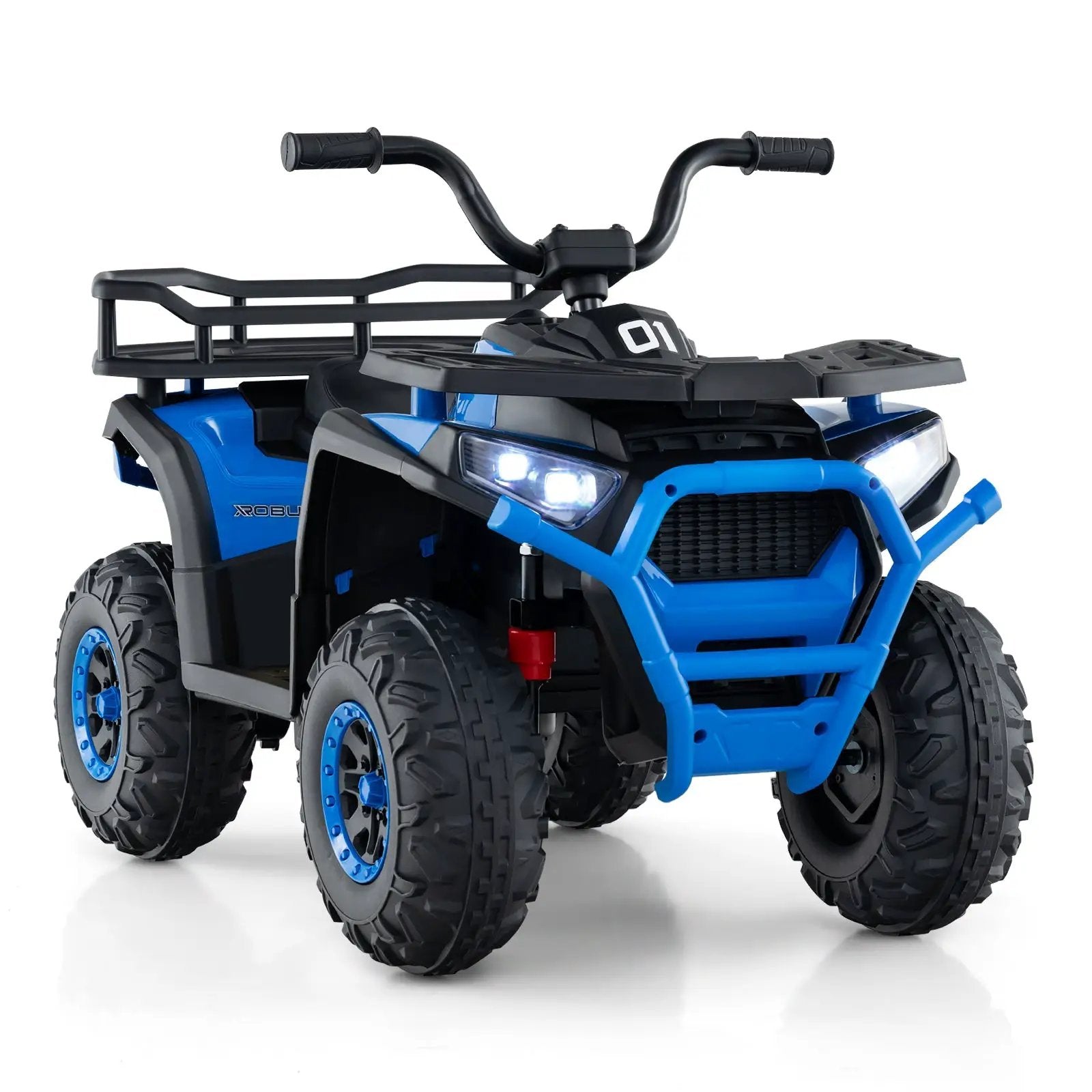 24V Kids Ride on Electric ATV Quad Car with Realistic Sounds and LED Lights by DirectDeals