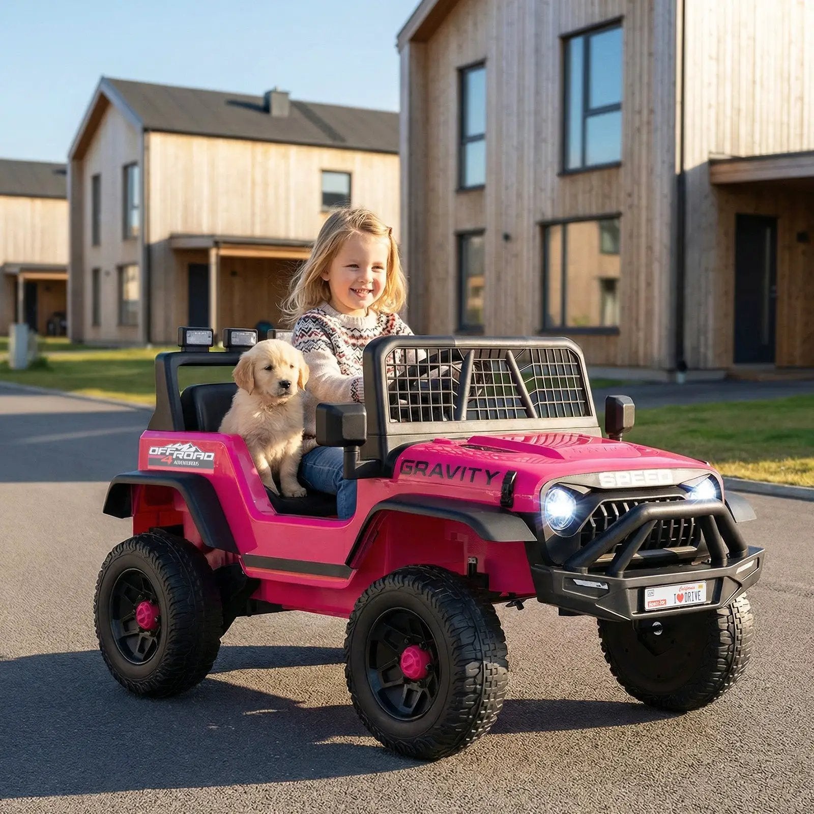 24V Ride On Car for Kids with Parent Remote Control and Music by DirectDeals