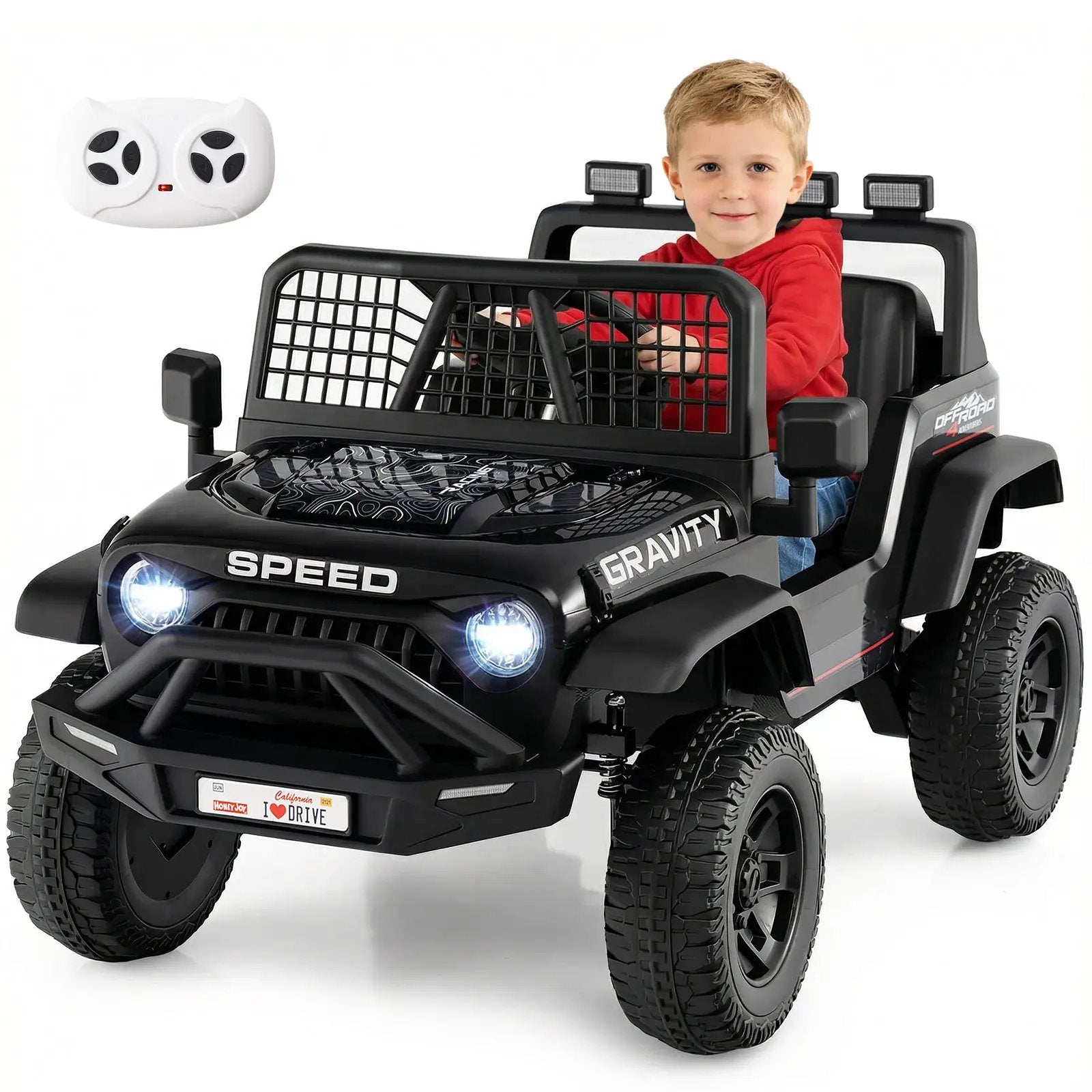24V Ride On Car for Kids with Parent Remote Control and Music by DirectDeals