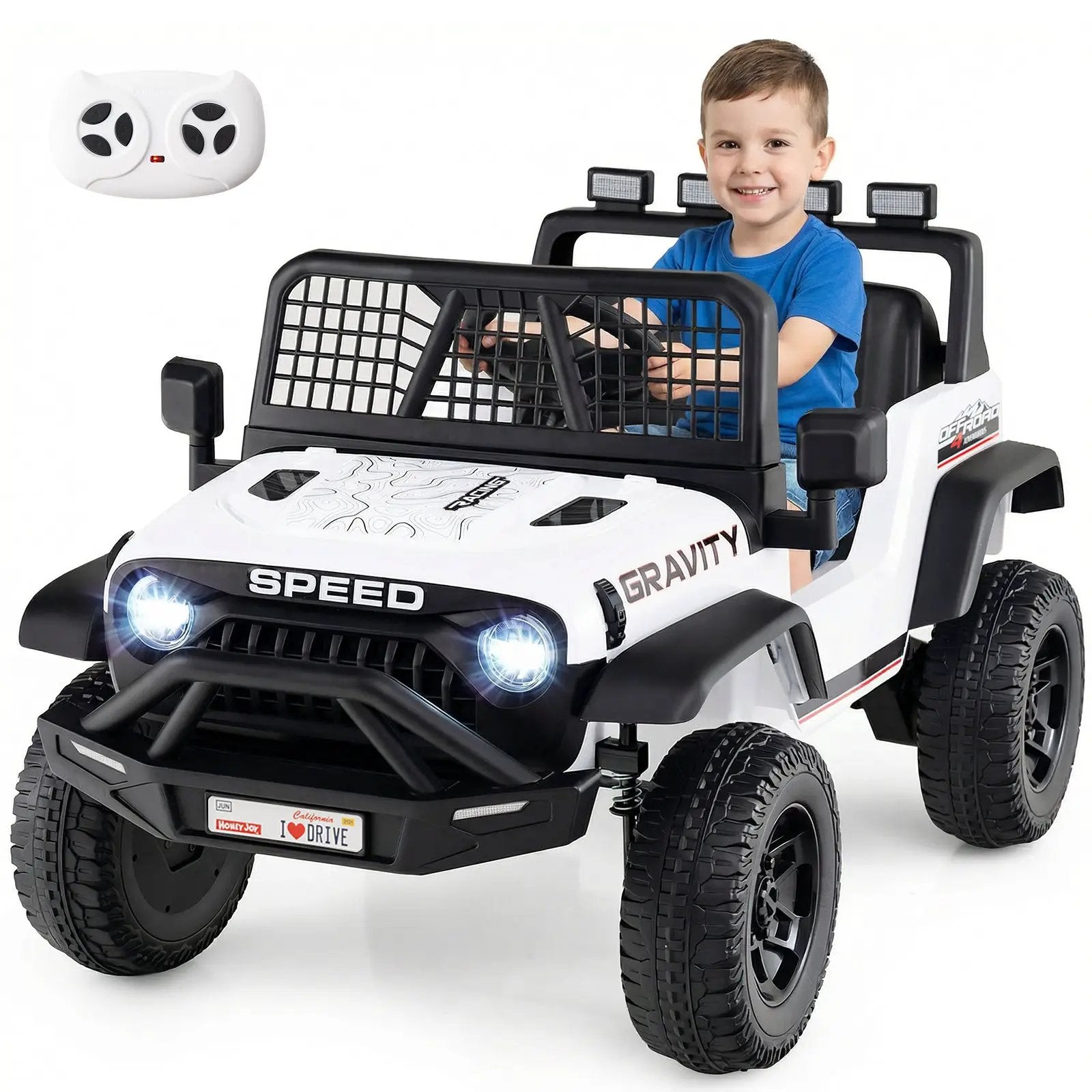 24V Ride On Car for Kids with Parent Remote Control and Music by DirectDeals