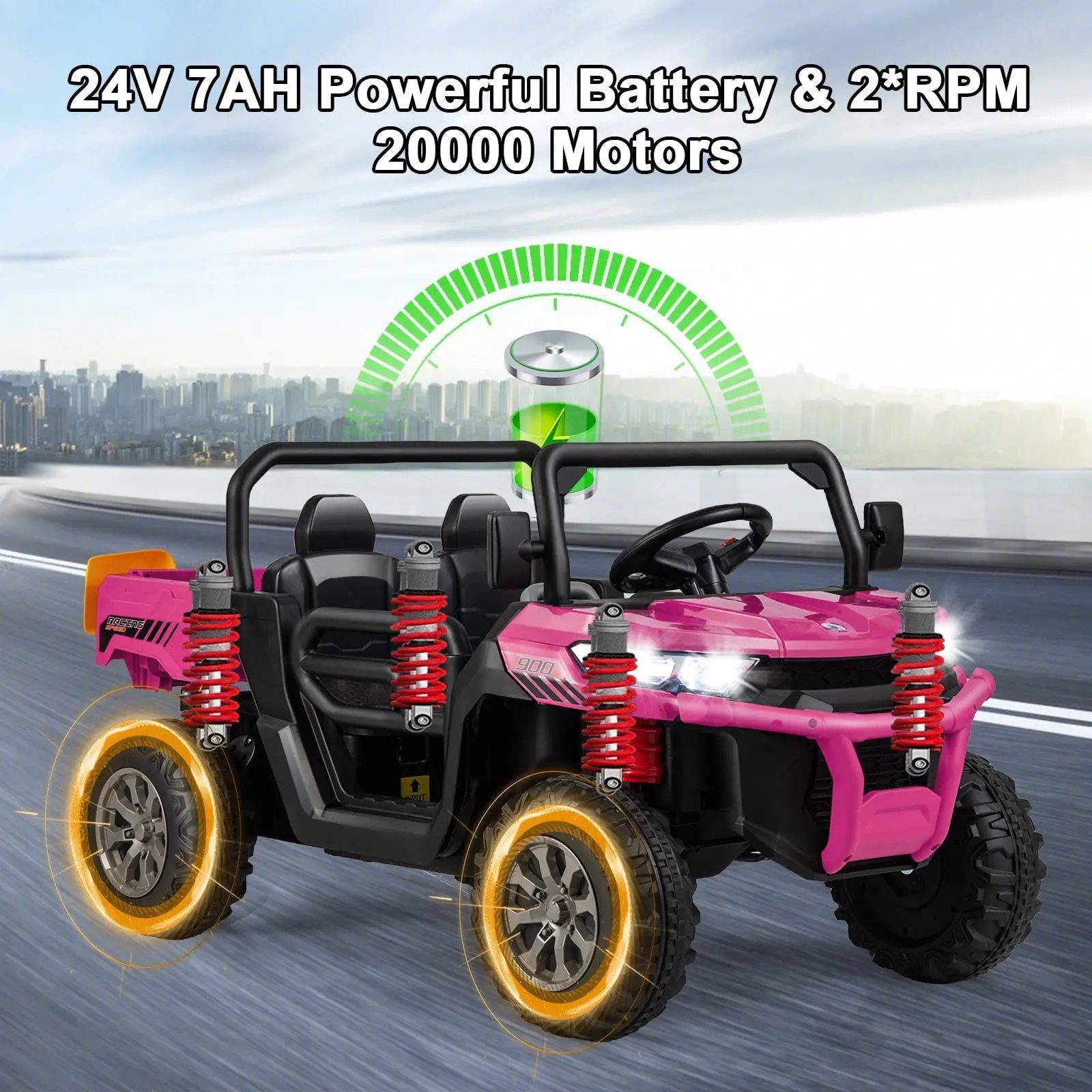 24V Ride On Kids Car with Dump Bed and Remote Control by DirectDeals