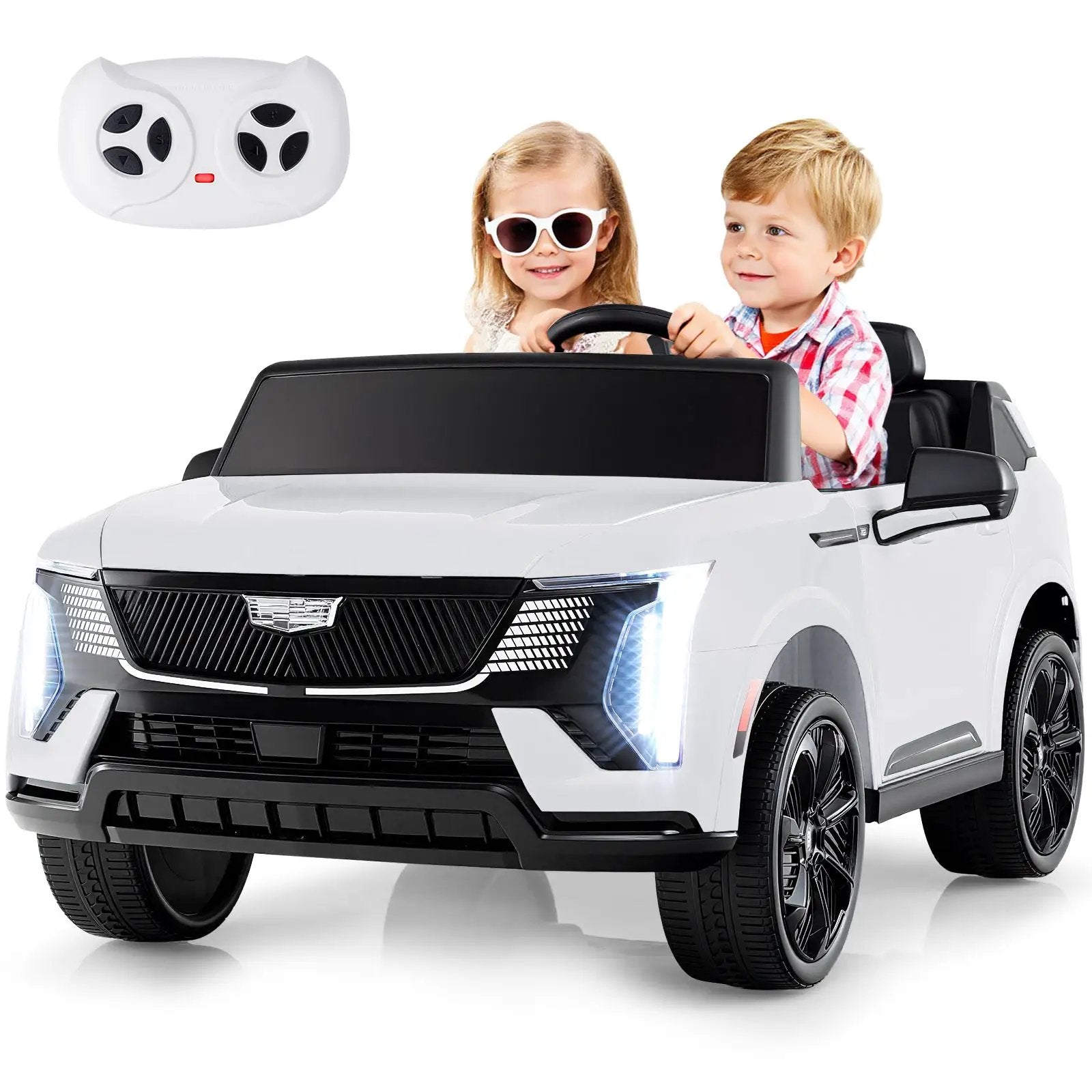 24V Ride on Truck 2-Seater Licensed Cadillac with Remote Control by DirectDeals