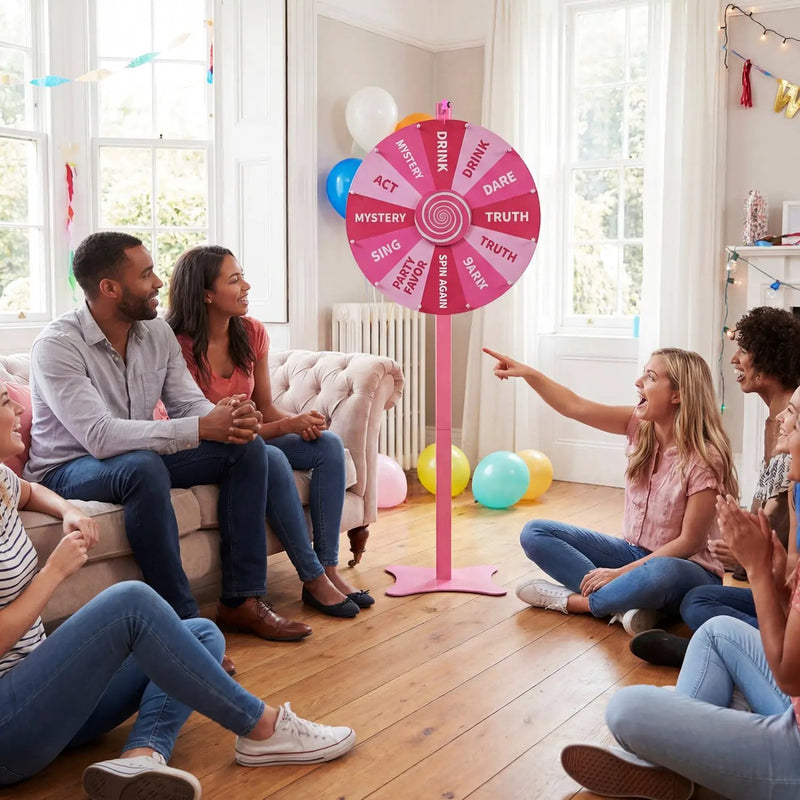 24 Inch Prize Wheel with Blackboard Marker and Eraser by DirectDeals