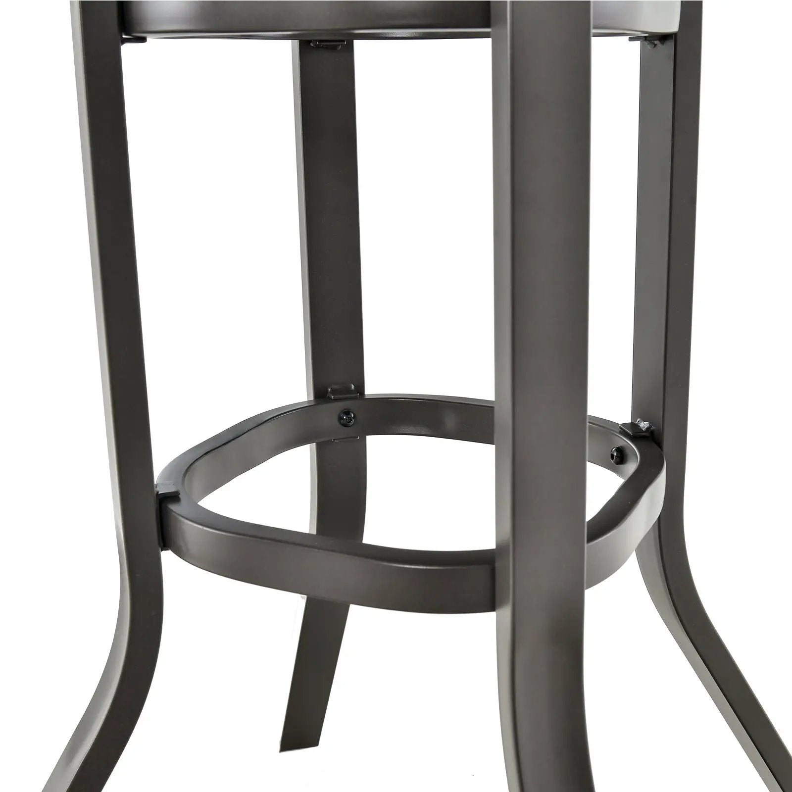 24 Inch Patio Bar Height Table with Aluminum Tabletop and Adjustable Foot Pads by DirectDeals