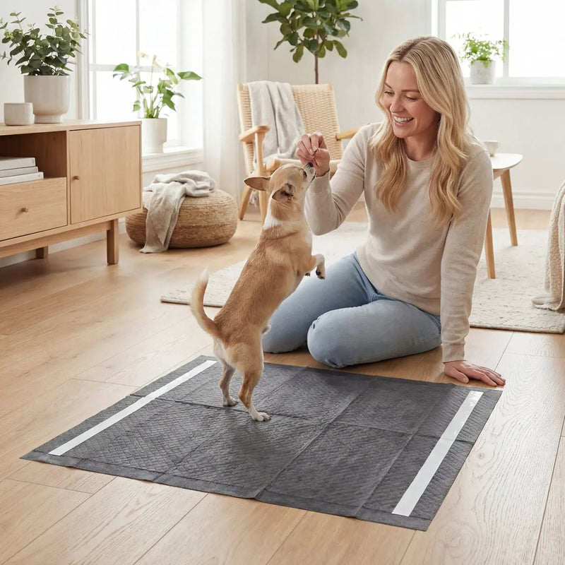 24" x 24" Charcoal Dog Pee Pads 6-Layer for Dogs by DirectDeals