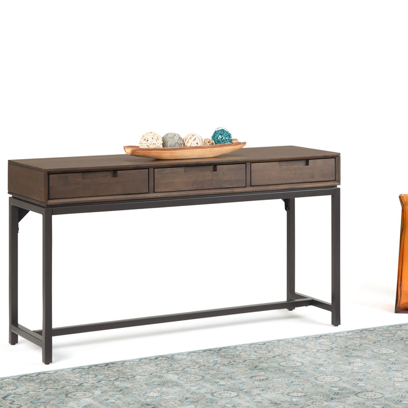 Banting - Wide Console Table - Walnut Brown by HouseOfZazla