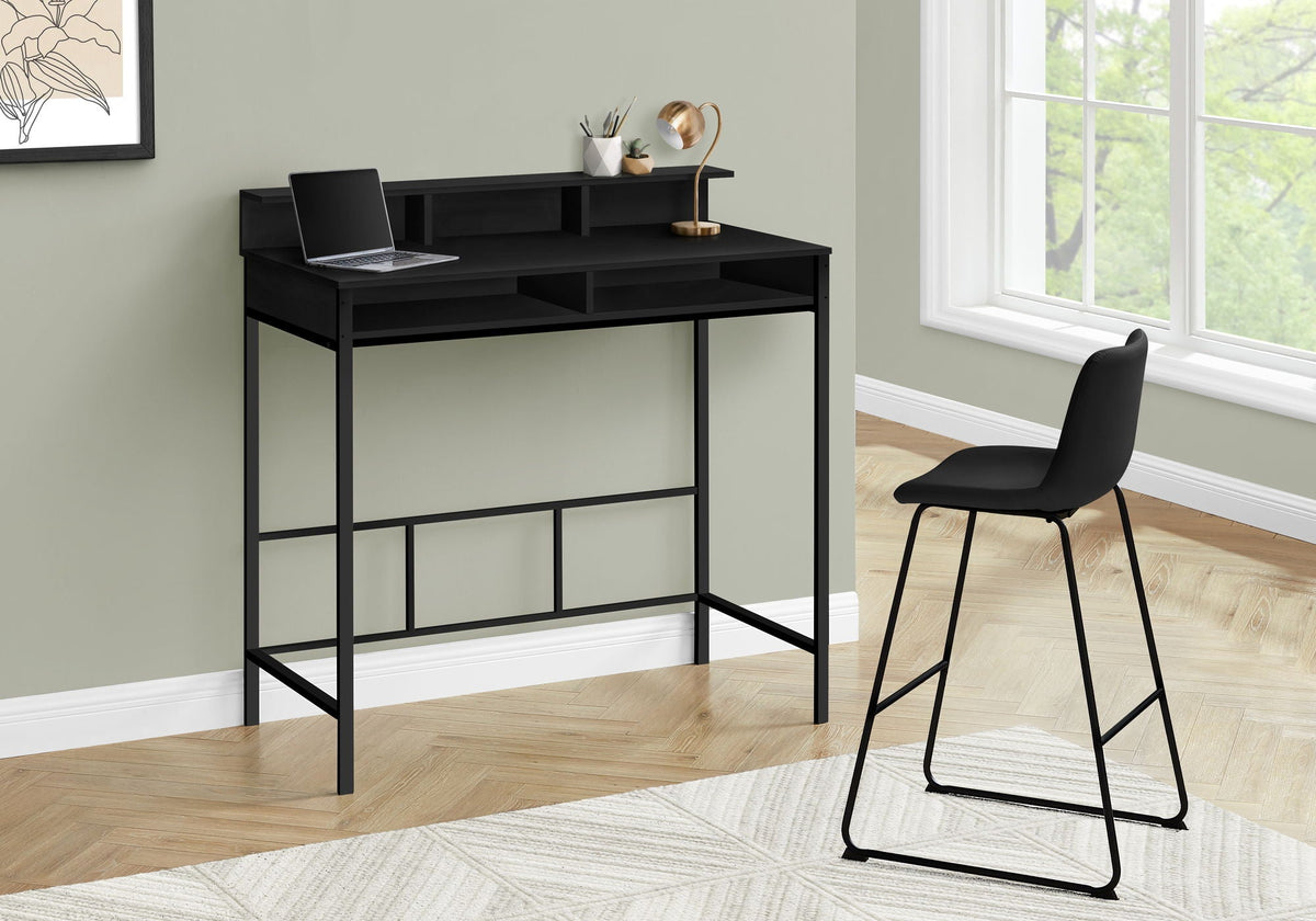 Computer Desk for Home Office with Standing Storage Shelves, photo 6 of 16