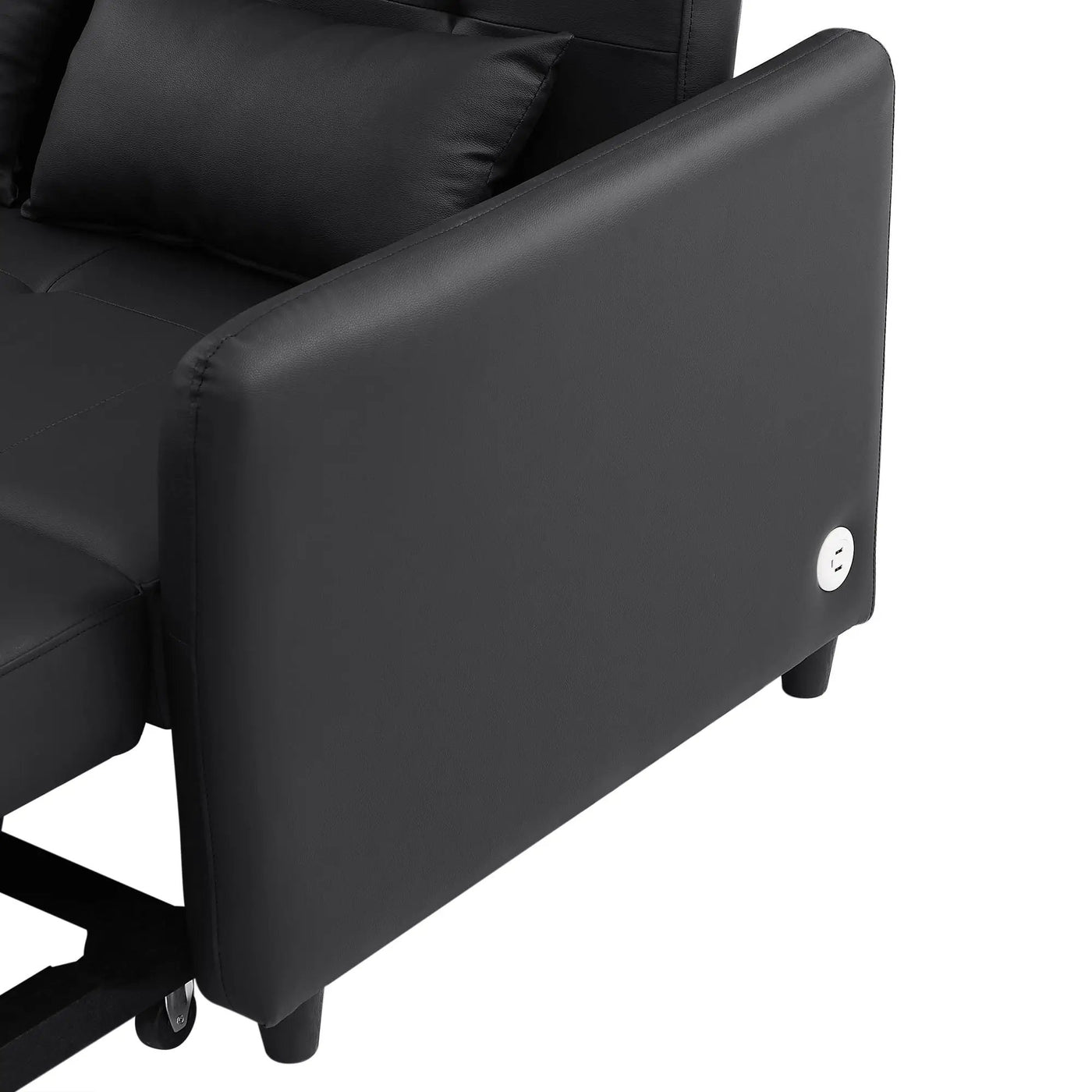 Convertible Sleeper Sofa Bed With 3 USB Ports by HouseOfZazla