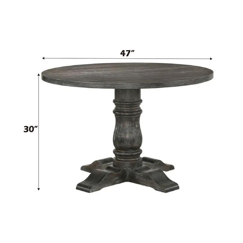 Leventis - Dining Table - Weathered Gray by Unique Piece Furniture