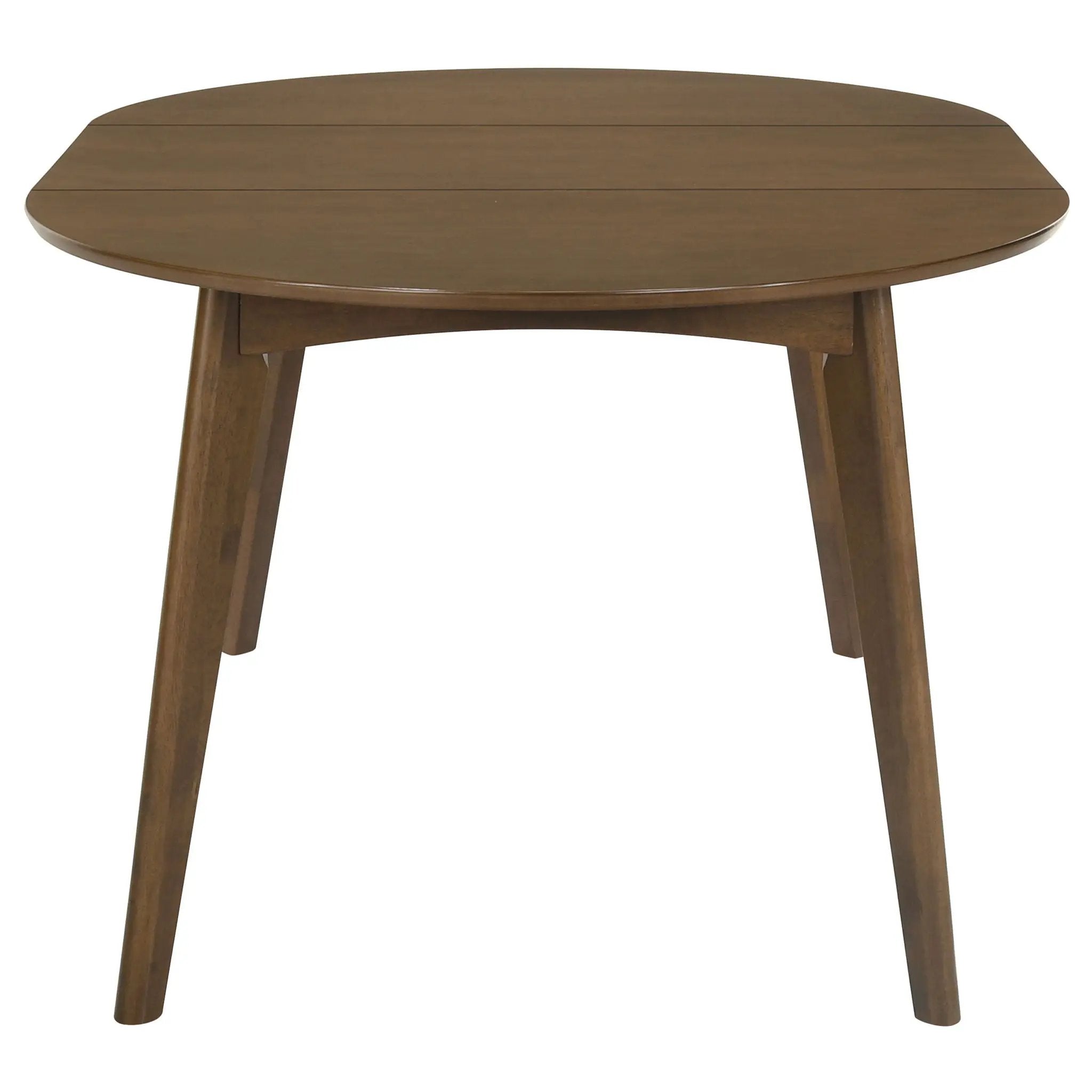 Jedda Oval 60-inch Extension Leaf Dining Table Dark Walnut by Unique Piece Furniture