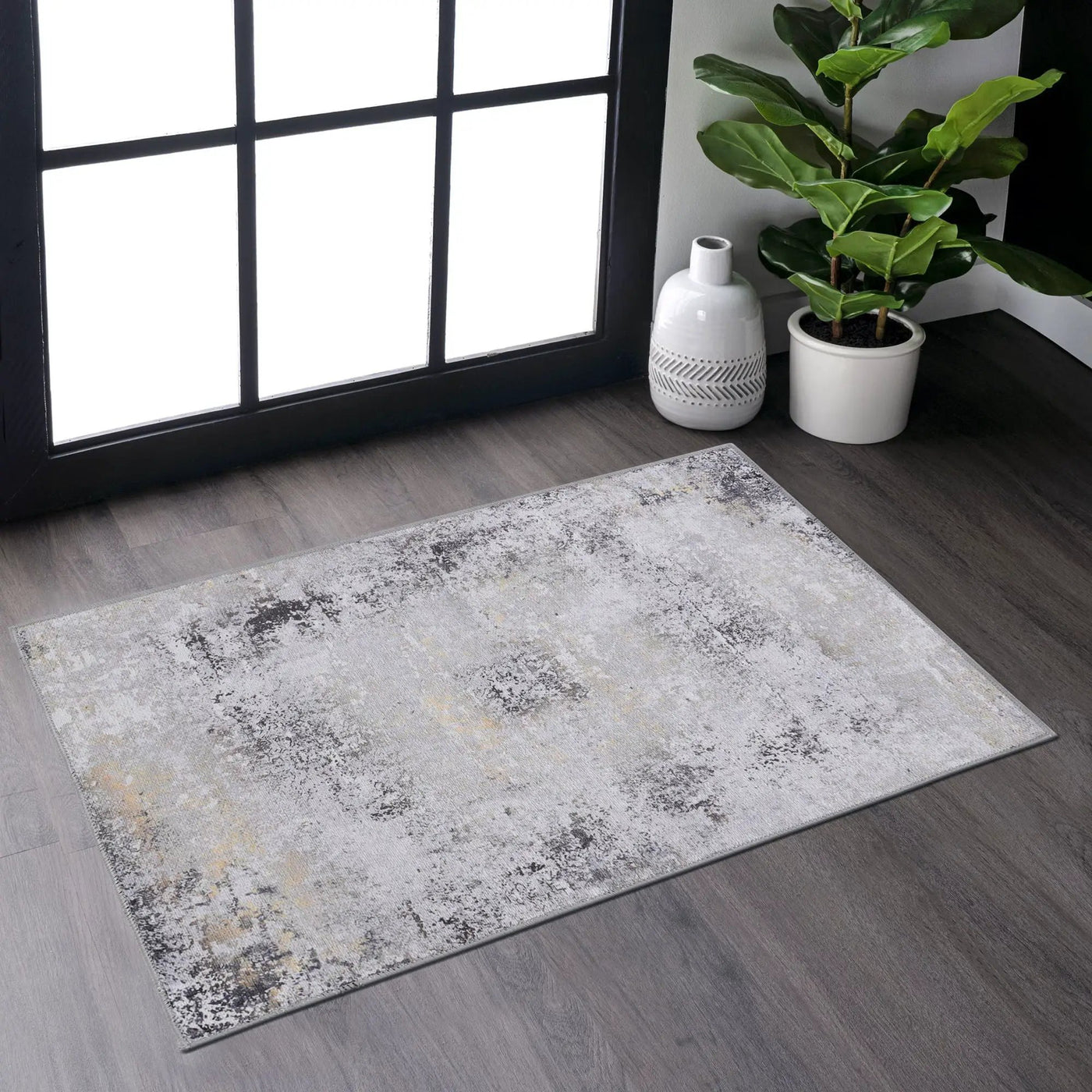 Maval - Machine Washable Area Rug by HouseOfZazla