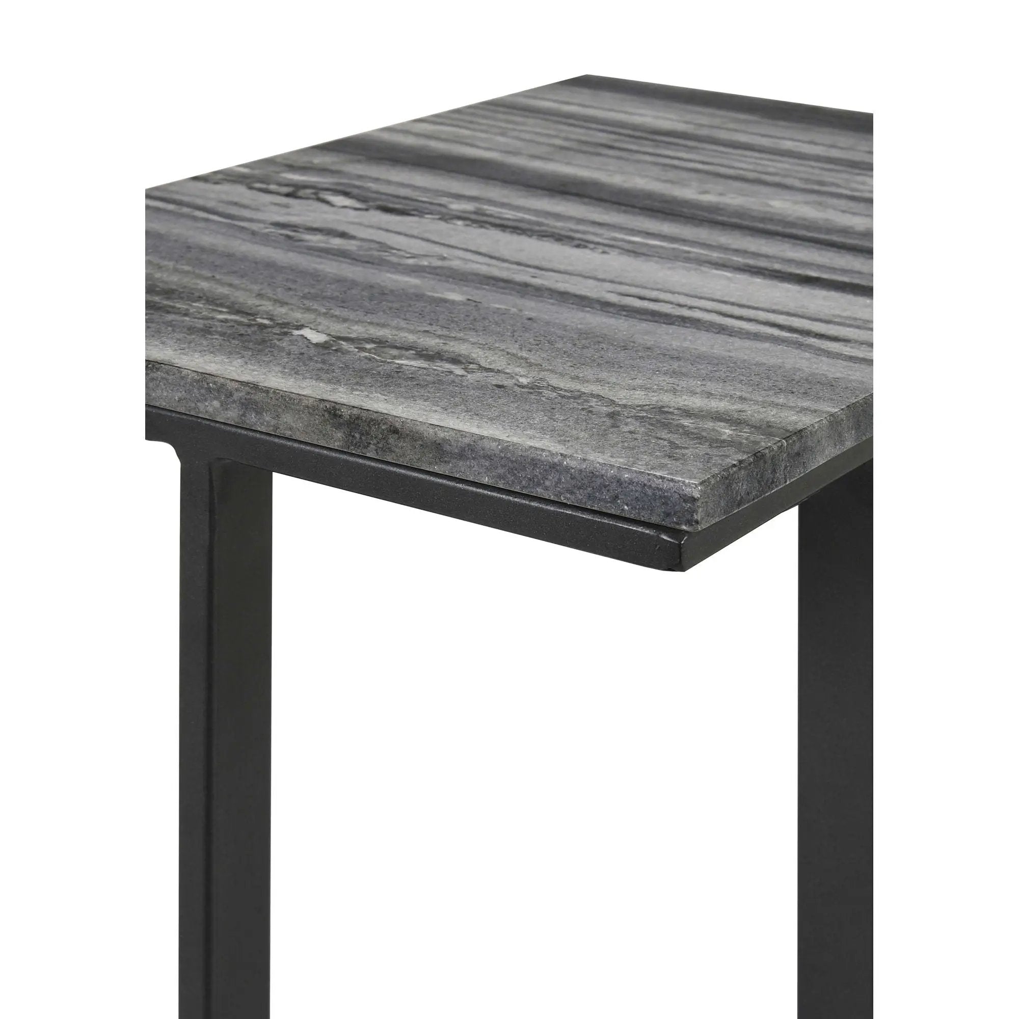 Encina - C-Shaped Sofa Side Table by HouseOfZazla