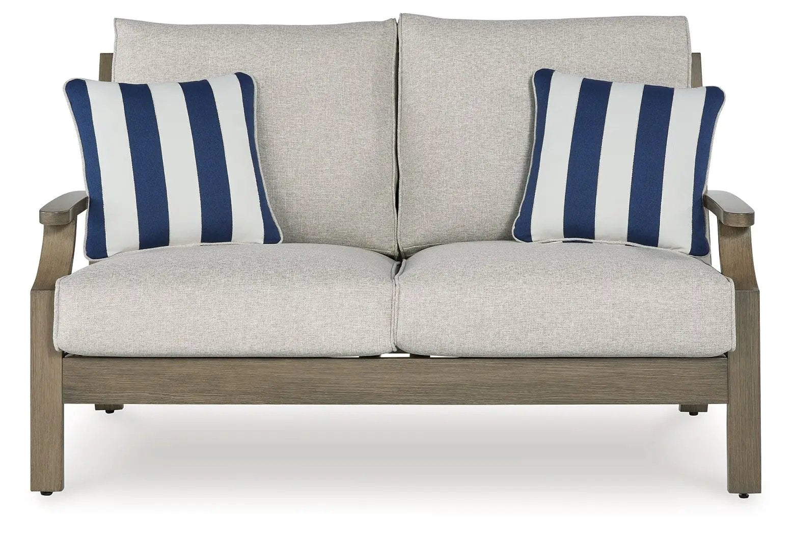 Rainier Ranch - Loveseat With Cushion - Brown / Beige by Unique Piece Furniture