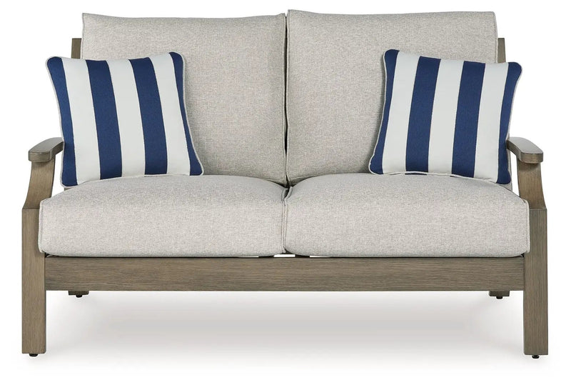 Rainier Ranch - Loveseat With Cushion - Brown / Beige by Unique Piece Furniture