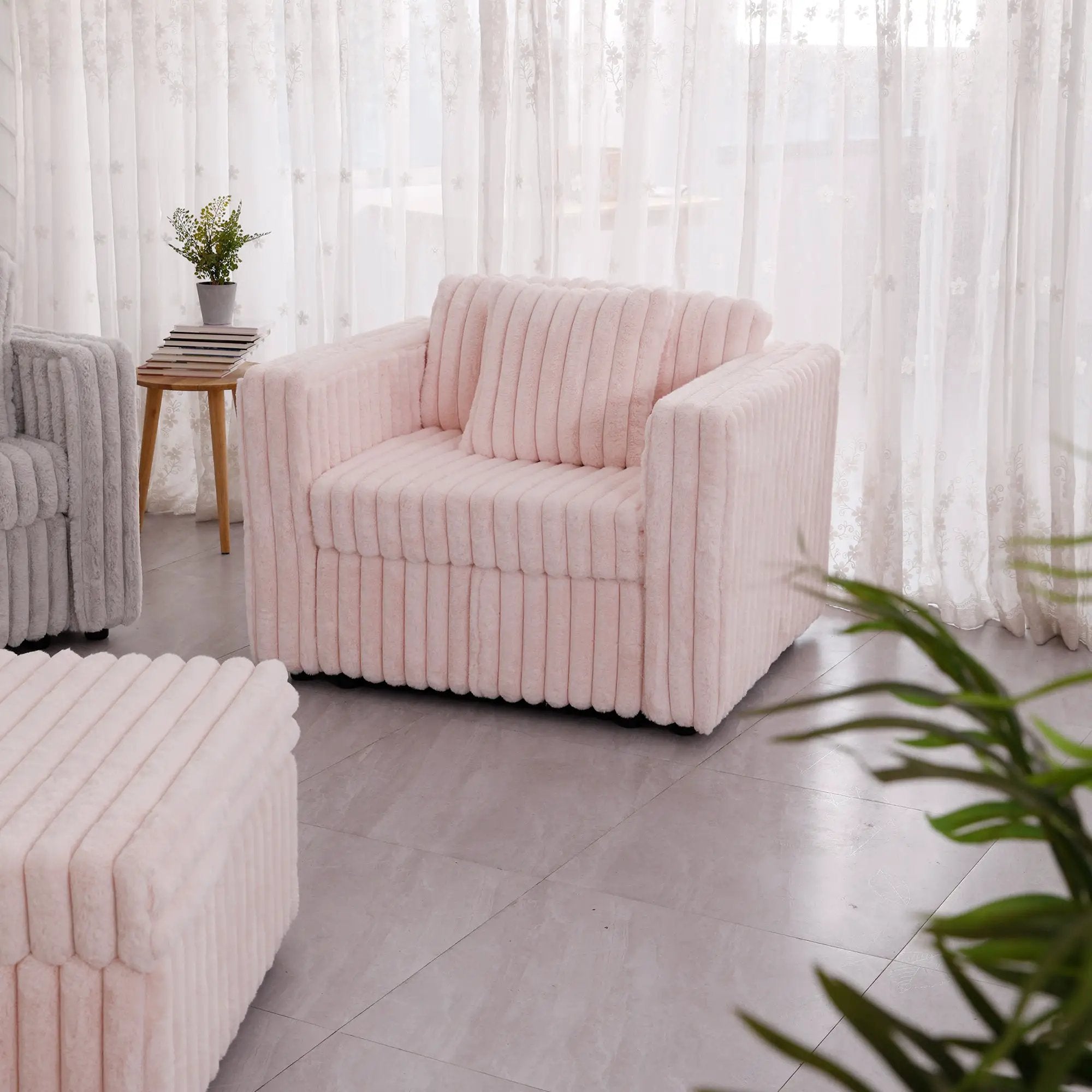 44.9" Soft Modular Sofa Single by HouseOfZazla