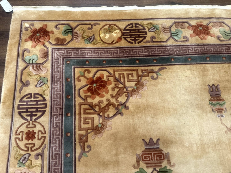 Chinese Wool Rug 8x12, Chinese 90 Line Rug by Jewel Rugs