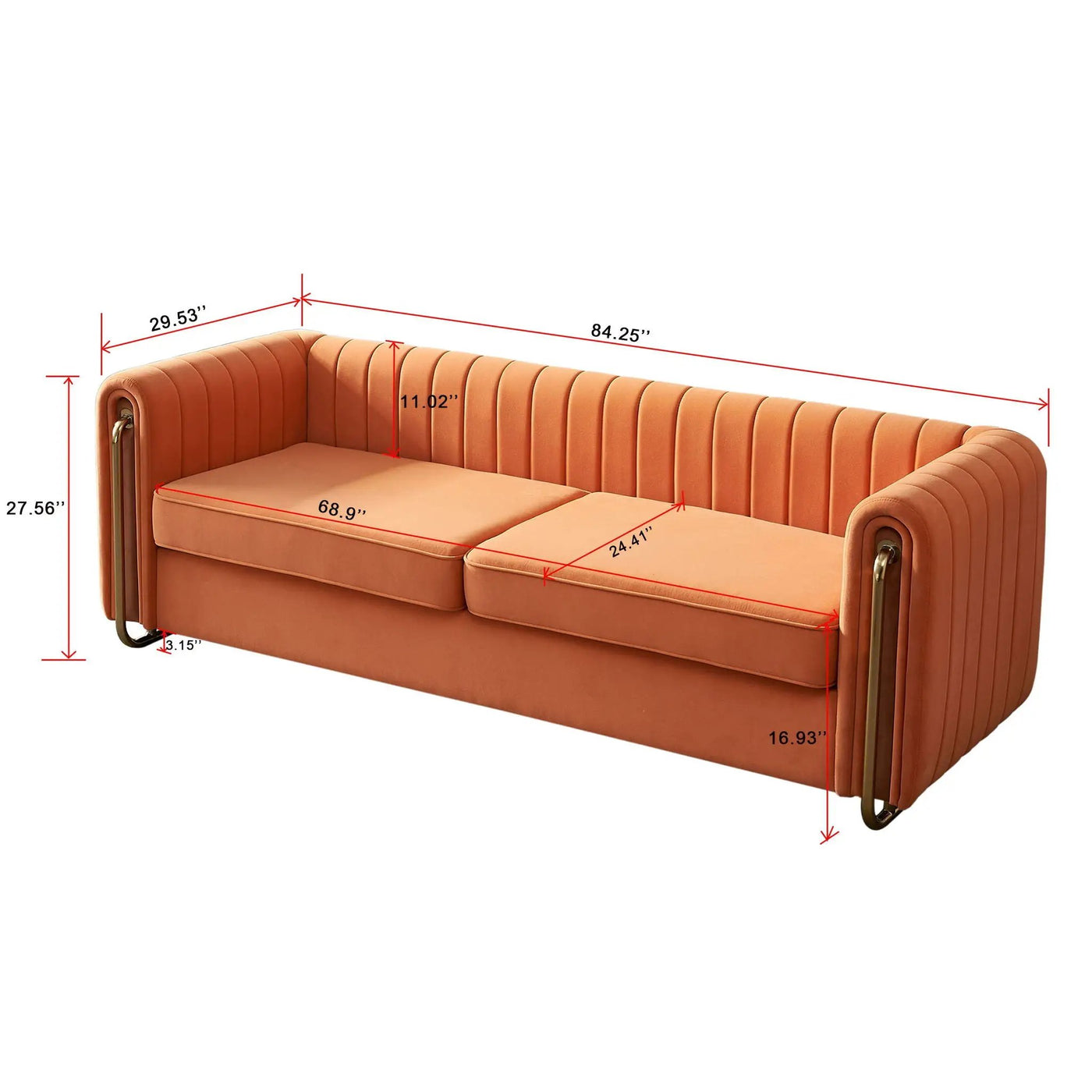 Contemporary Sofa Couch For Living Room by HouseOfZazla