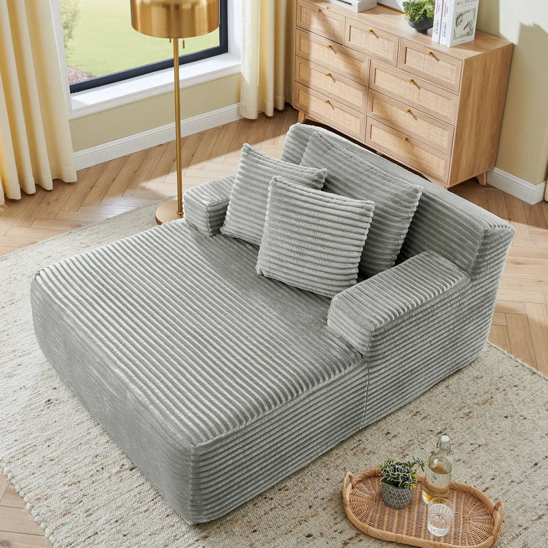 Modern Single Lazy Sofa Lounge Chair With High Density Foam by HouseOfZazla