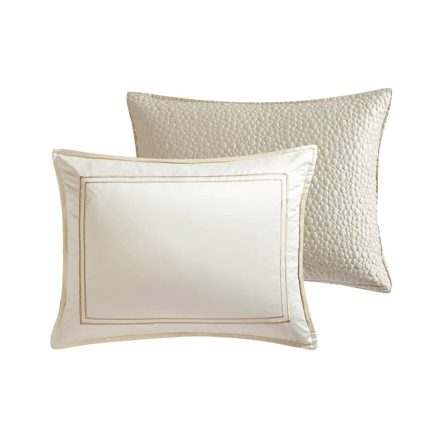 Rings 7 PC Reversible Matte Satin Comforter Set by HouseOfZazla