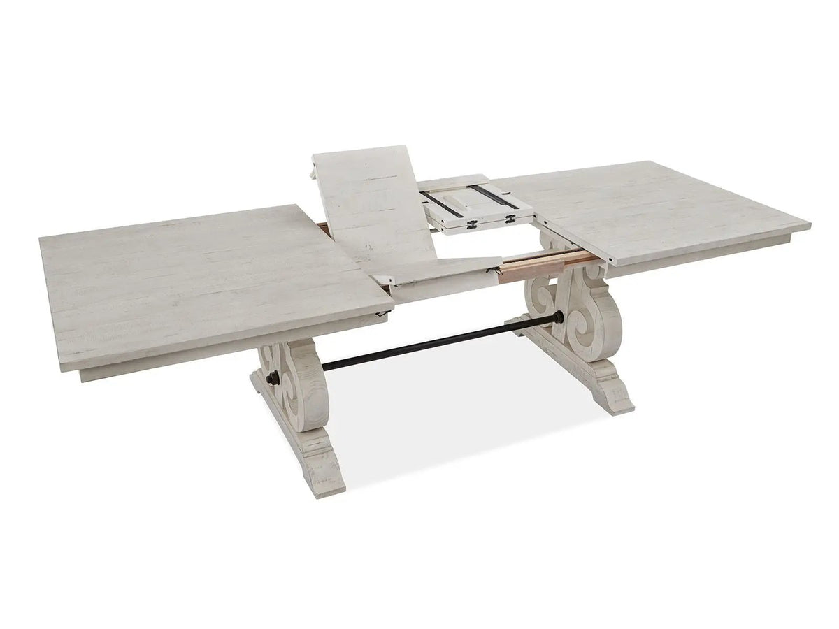Bronwyn - Rectangular Dining Table - Alabaster, photo 2 of 7