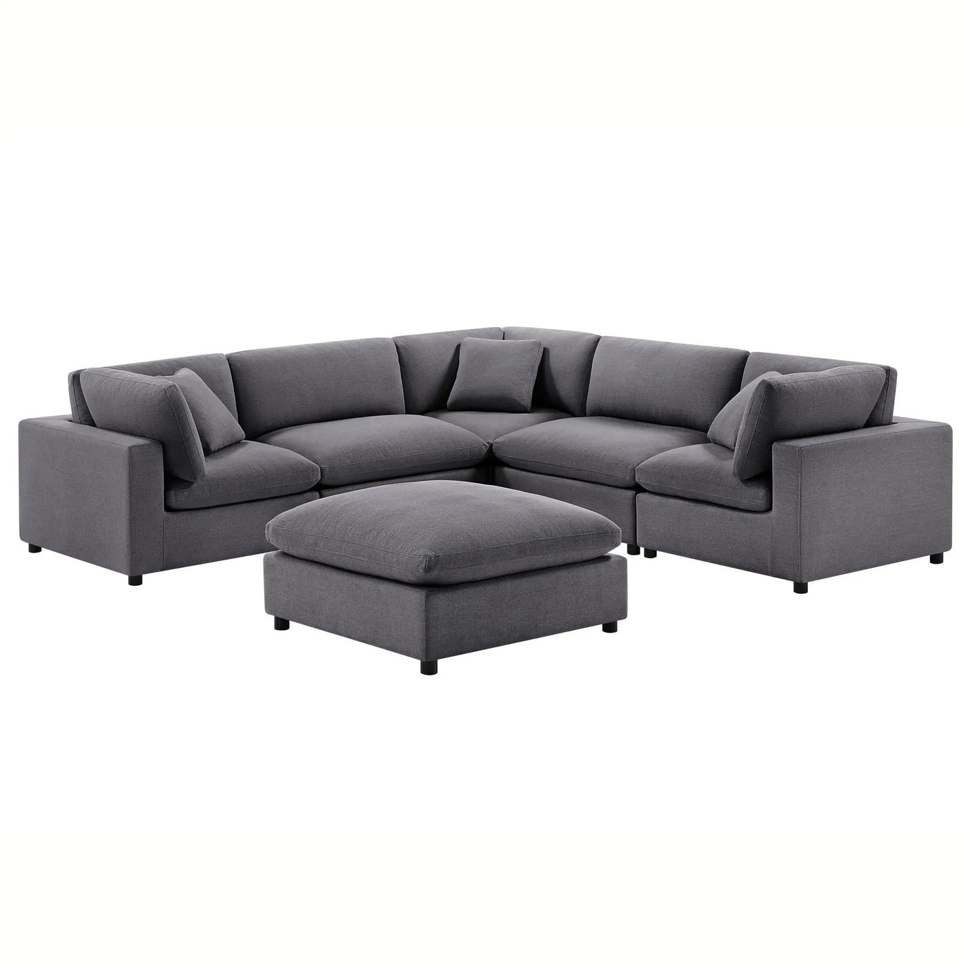 Cassandra - Sofa With Ottoman by HouseOfZazla