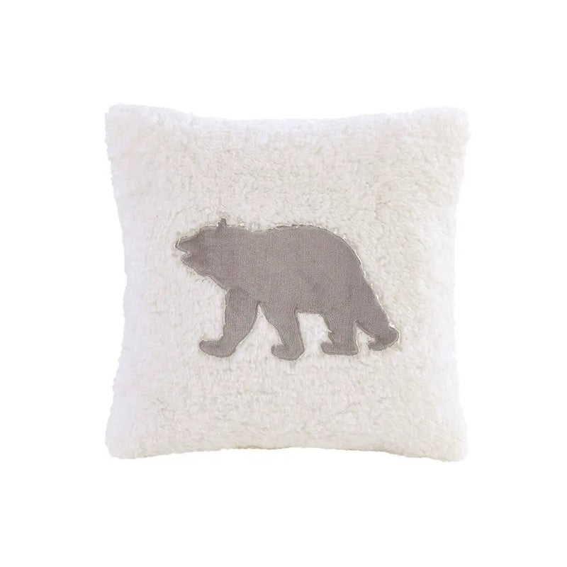 Full/Queen Plush to Sherpa Down Alternative Comforter Set by HouseOfZazla