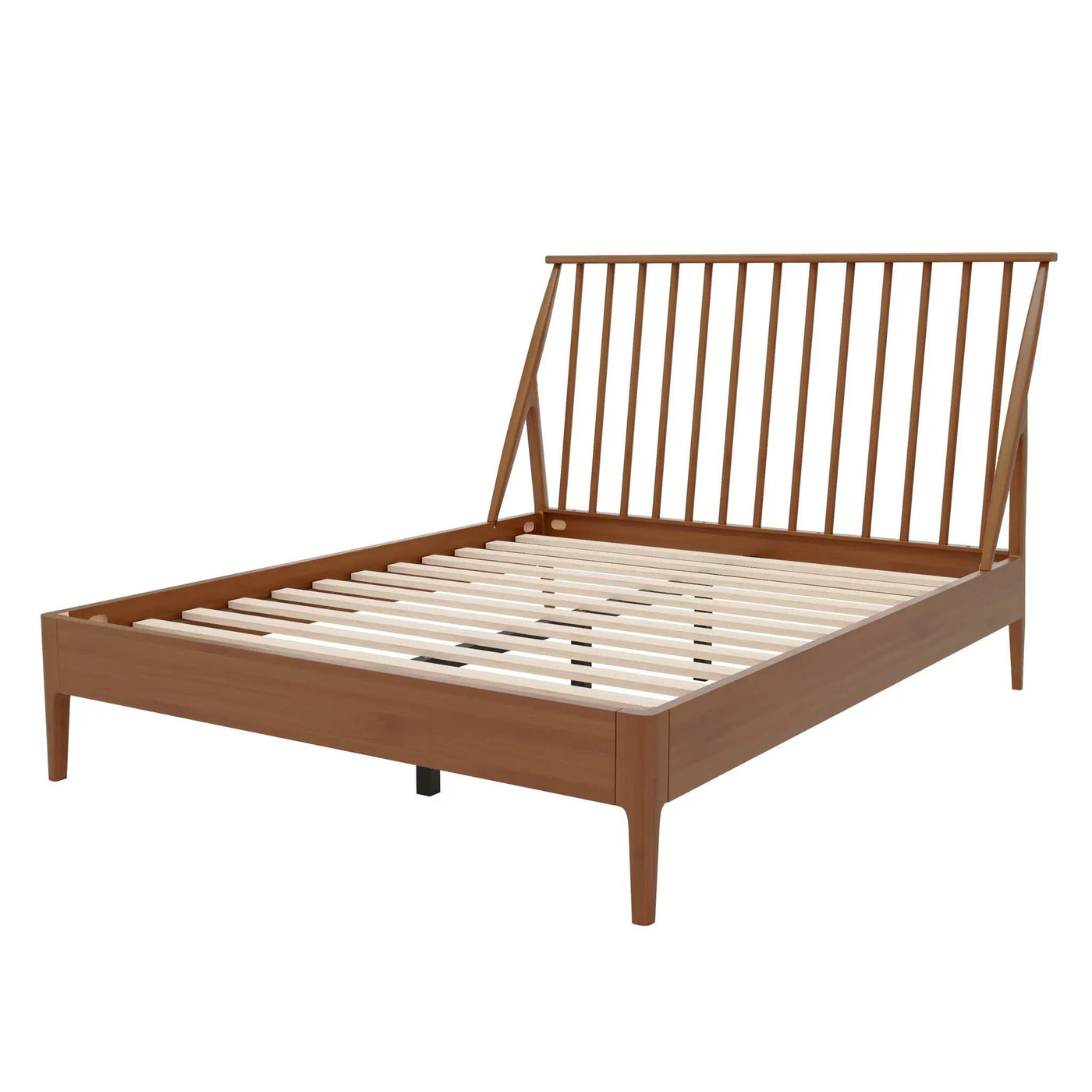 Bohemian Platform Bed With Tall Headboard by HouseOfZazla
