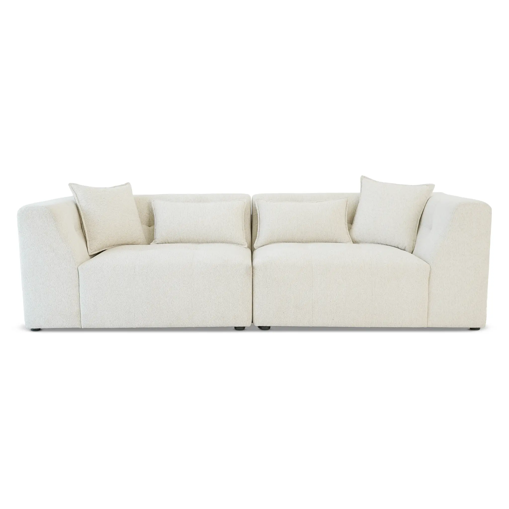 Jefferson Soft Chenille Modern Sofa by HouseOfZazla