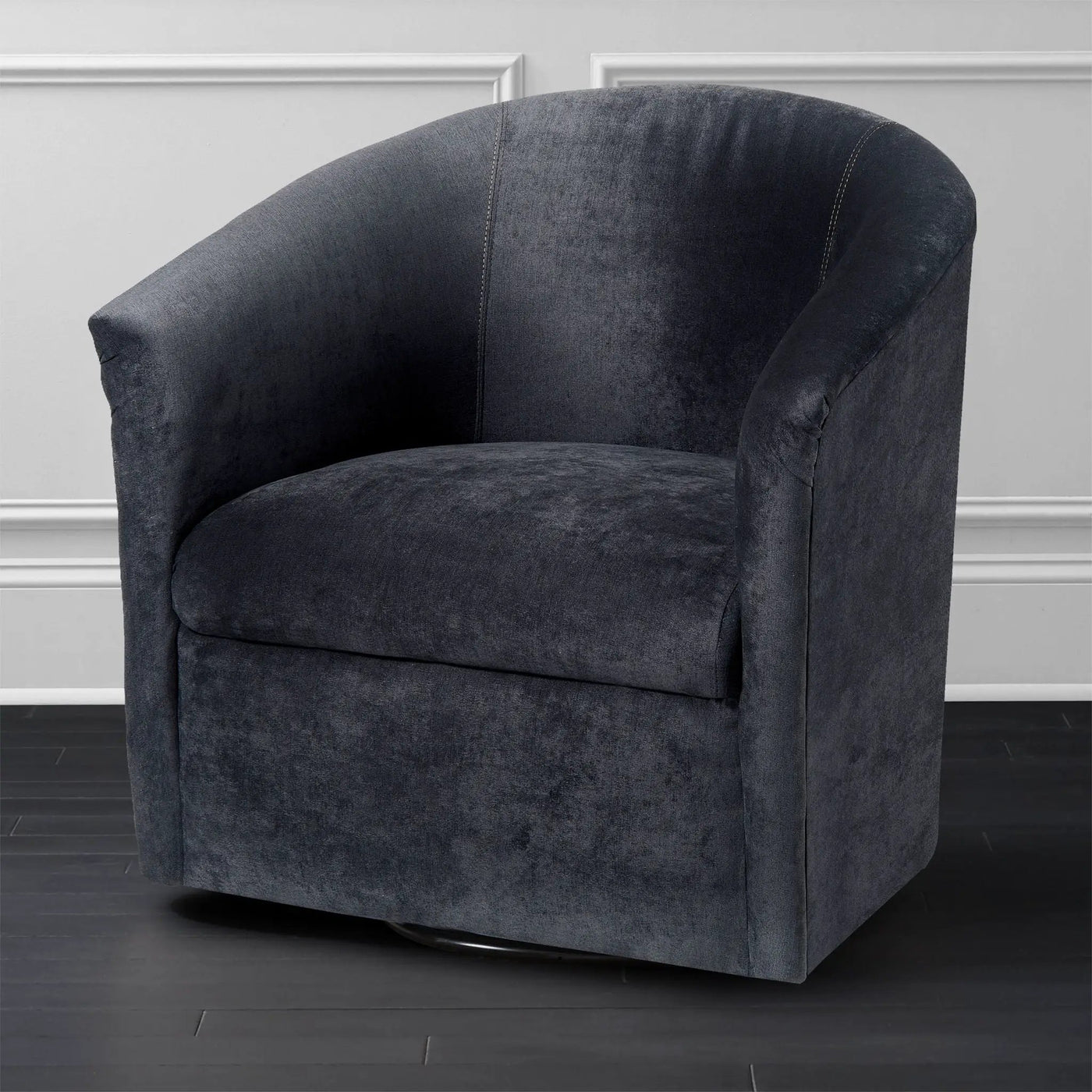 Eden - Swivel Chair With Upholstery And Hardwood Frame by HouseOfZazla