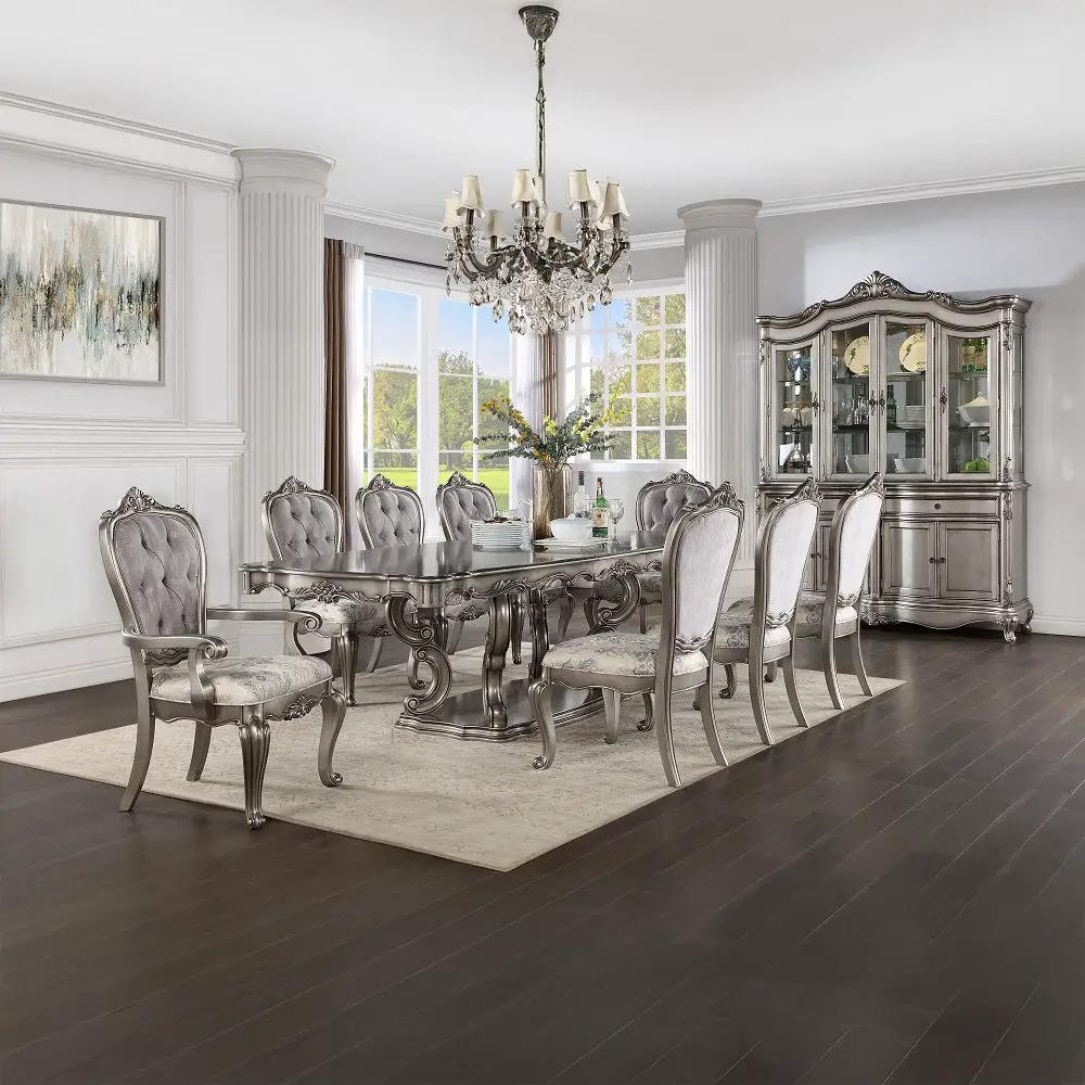 Ariadne - Side Chair (Set of 2) - Velvet & Antique Platinum by Unique Piece Furniture