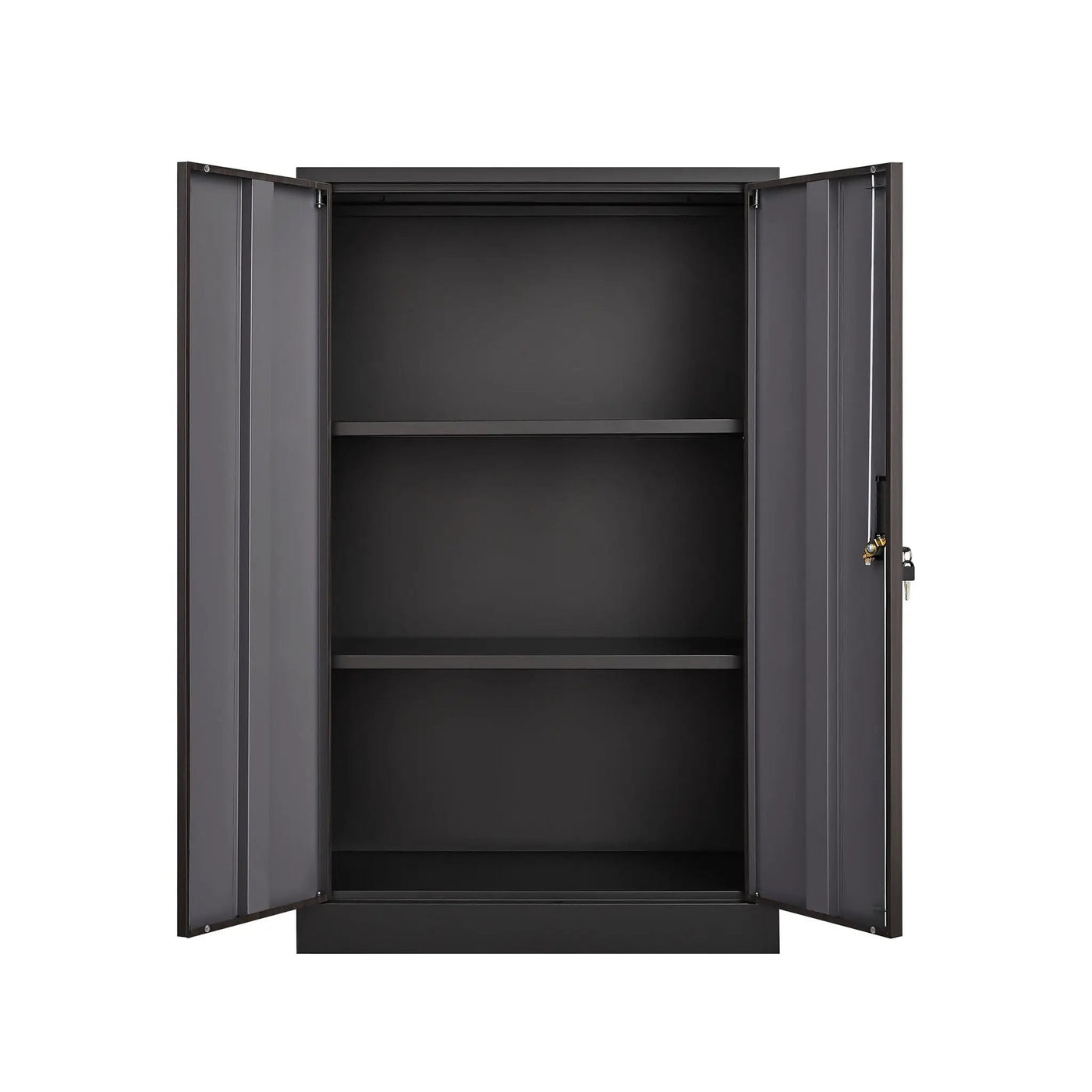 Metal Storage Cabinet With Locking Doors And Adjustable Shelf, Folding Filing Storage Cabinet, Folding Storage Locker Cabinet For Home Office, School, Garage by HouseOfZazla